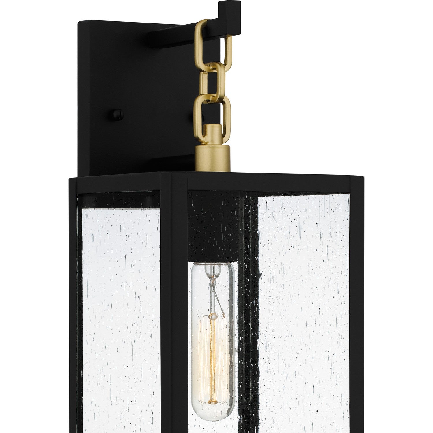 Quoizel - ANC8406MBK - One Light Outdoor Wall Mount - Anchorage - Matte Black