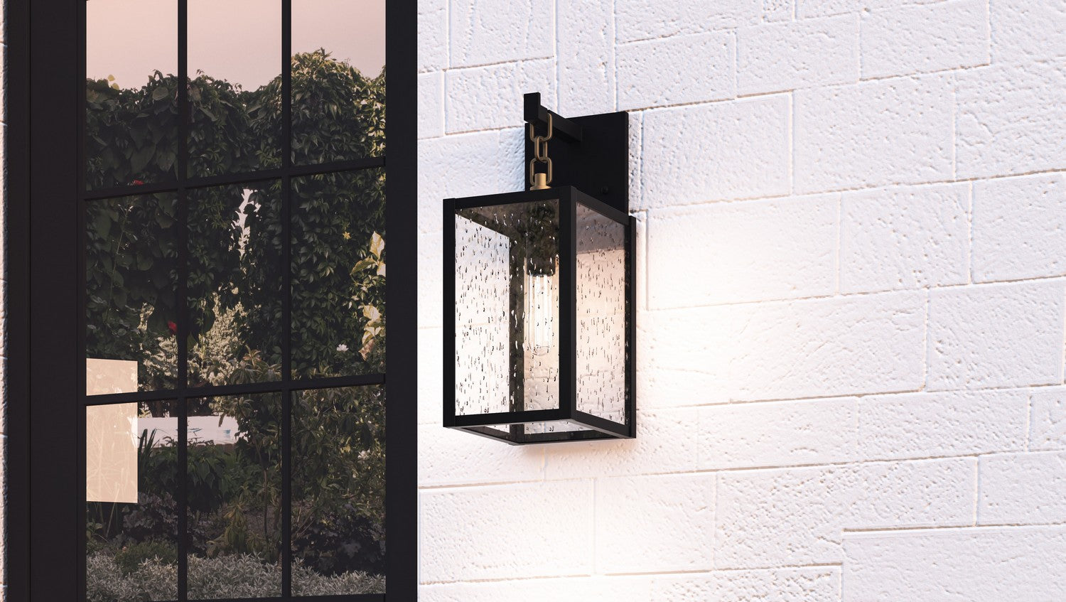 Quoizel - ANC8406MBK - One Light Outdoor Wall Mount - Anchorage - Matte Black