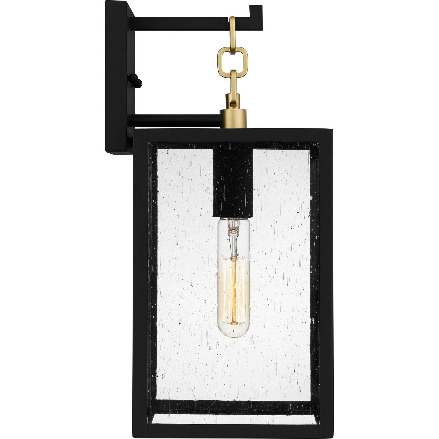 Quoizel - ANC8407MBK - One Light Outdoor Wall Mount - Anchorage - Matte Black