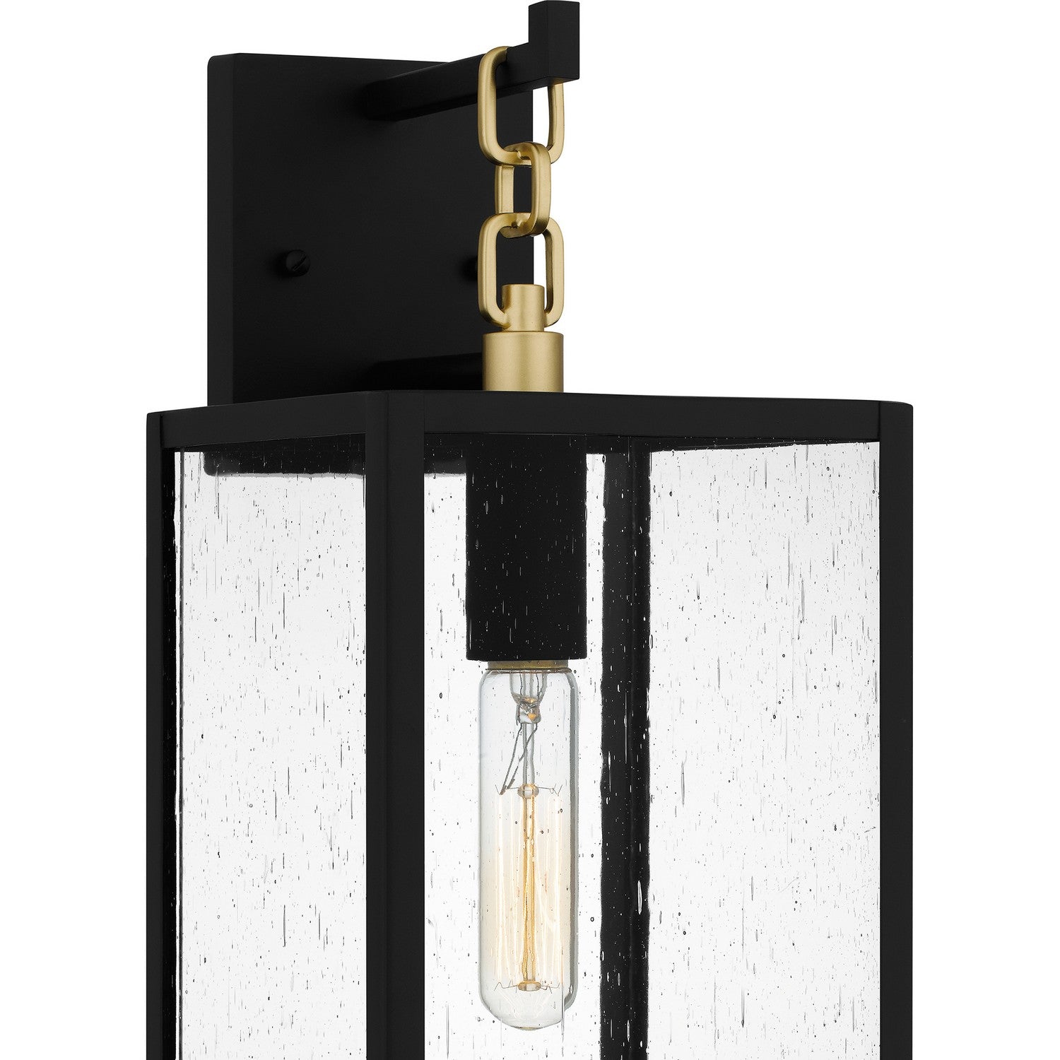 Quoizel - ANC8407MBK - One Light Outdoor Wall Mount - Anchorage - Matte Black