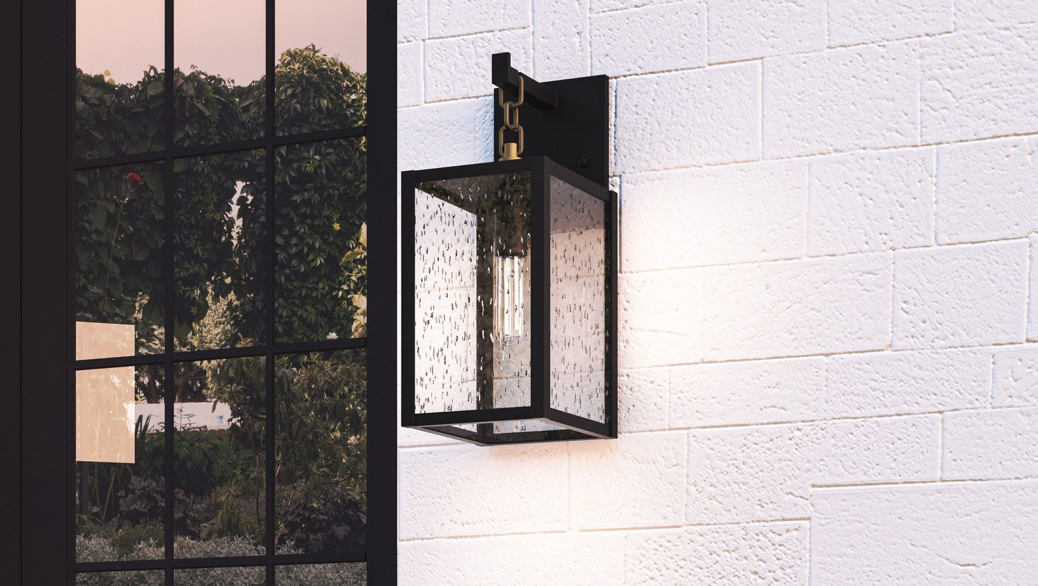 Quoizel - ANC8407MBK - One Light Outdoor Wall Mount - Anchorage - Matte Black