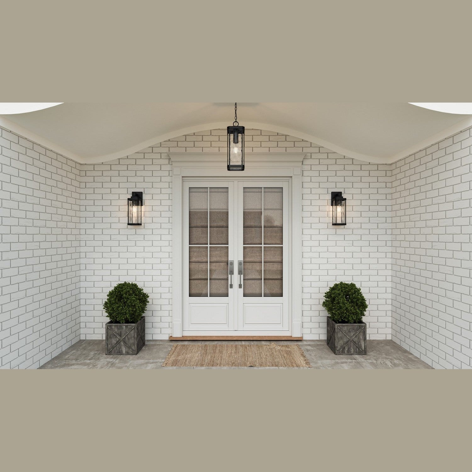 Quoizel - BCR8405MBK - One Light Outdoor Wall Mount - Balchier - Matte Black