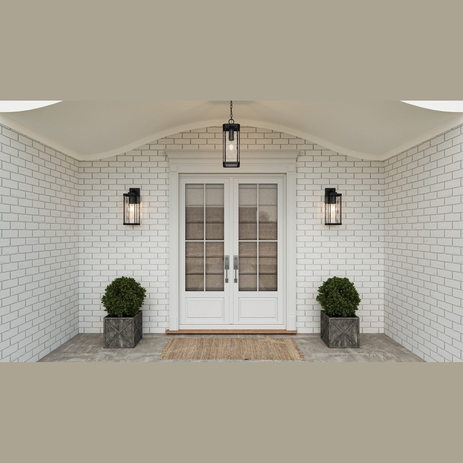 Quoizel - BCR8406MBK - One Light Outdoor Wall Mount - Balchier - Matte Black