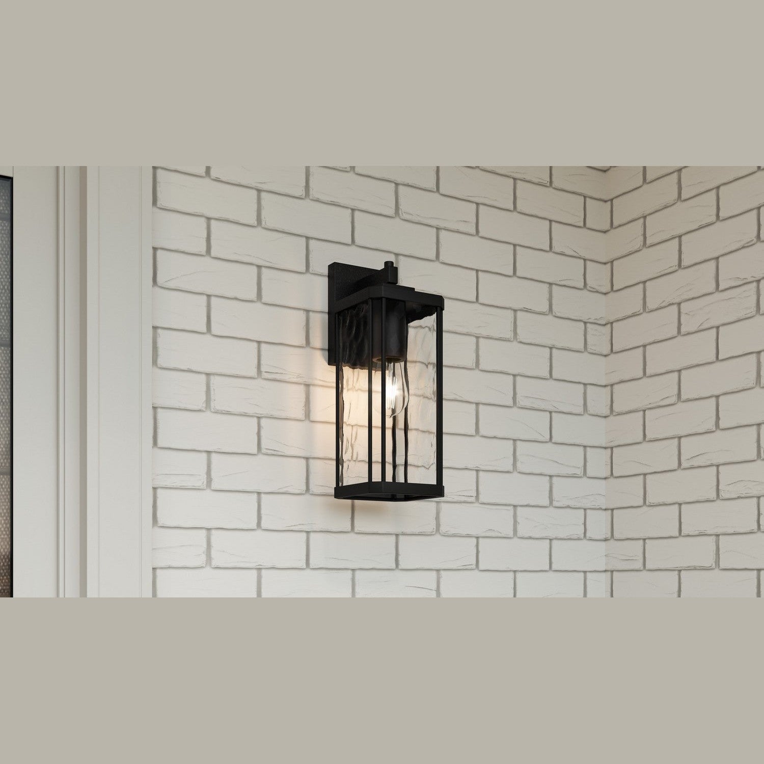 Quoizel - BCR8406MBK - One Light Outdoor Wall Mount - Balchier - Matte Black