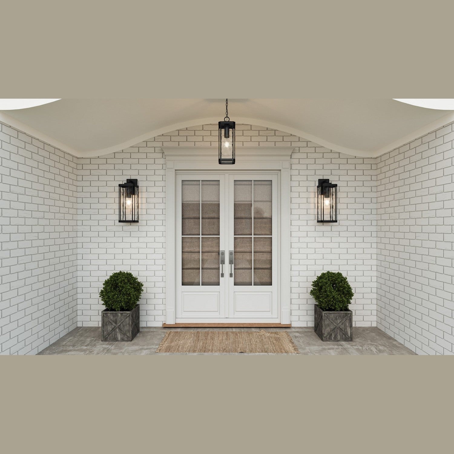 Quoizel - BCR8407MBK - One Light Outdoor Wall Mount - Balchier - Matte Black