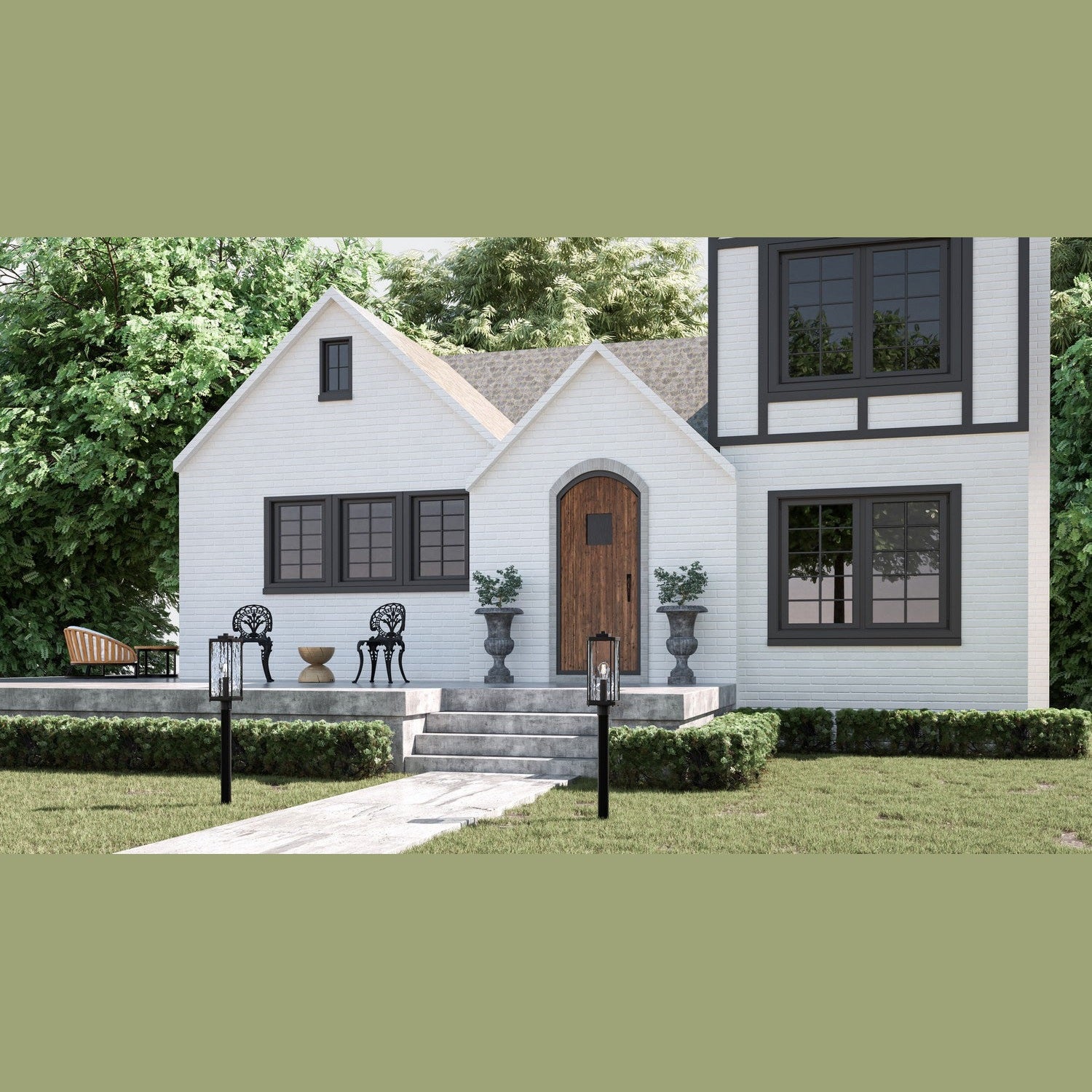 Quoizel - BCR9007MBK - One Light Outdoor Post Mount - Balchier - Matte Black