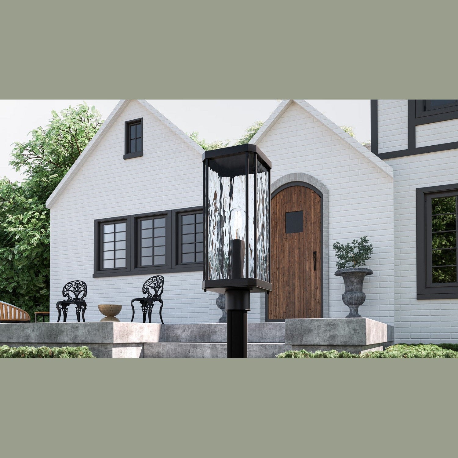 Quoizel - BCR9007MBK - One Light Outdoor Post Mount - Balchier - Matte Black
