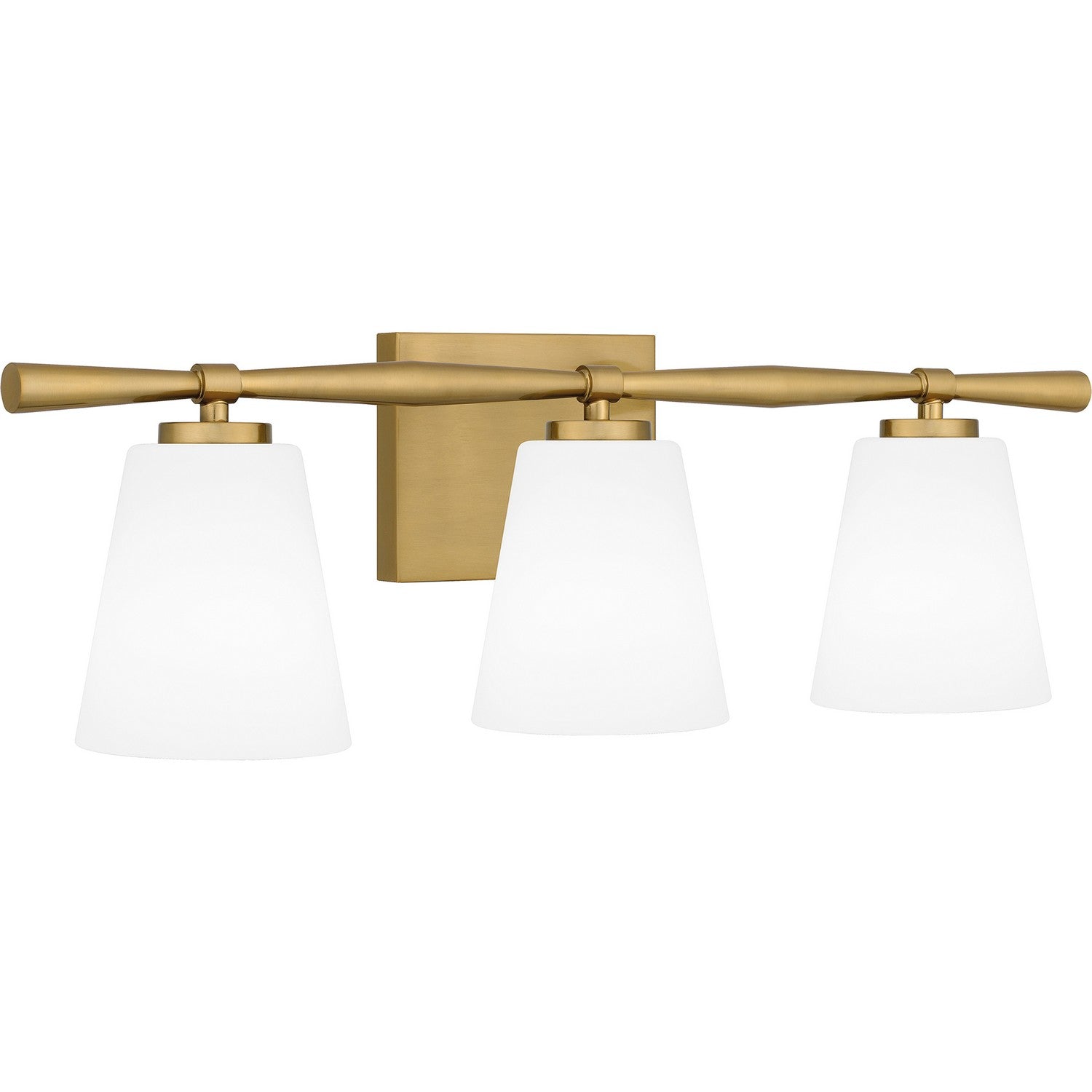 Quoizel - BID8623AB - Three Light Bath - Brindley - Aged Brass