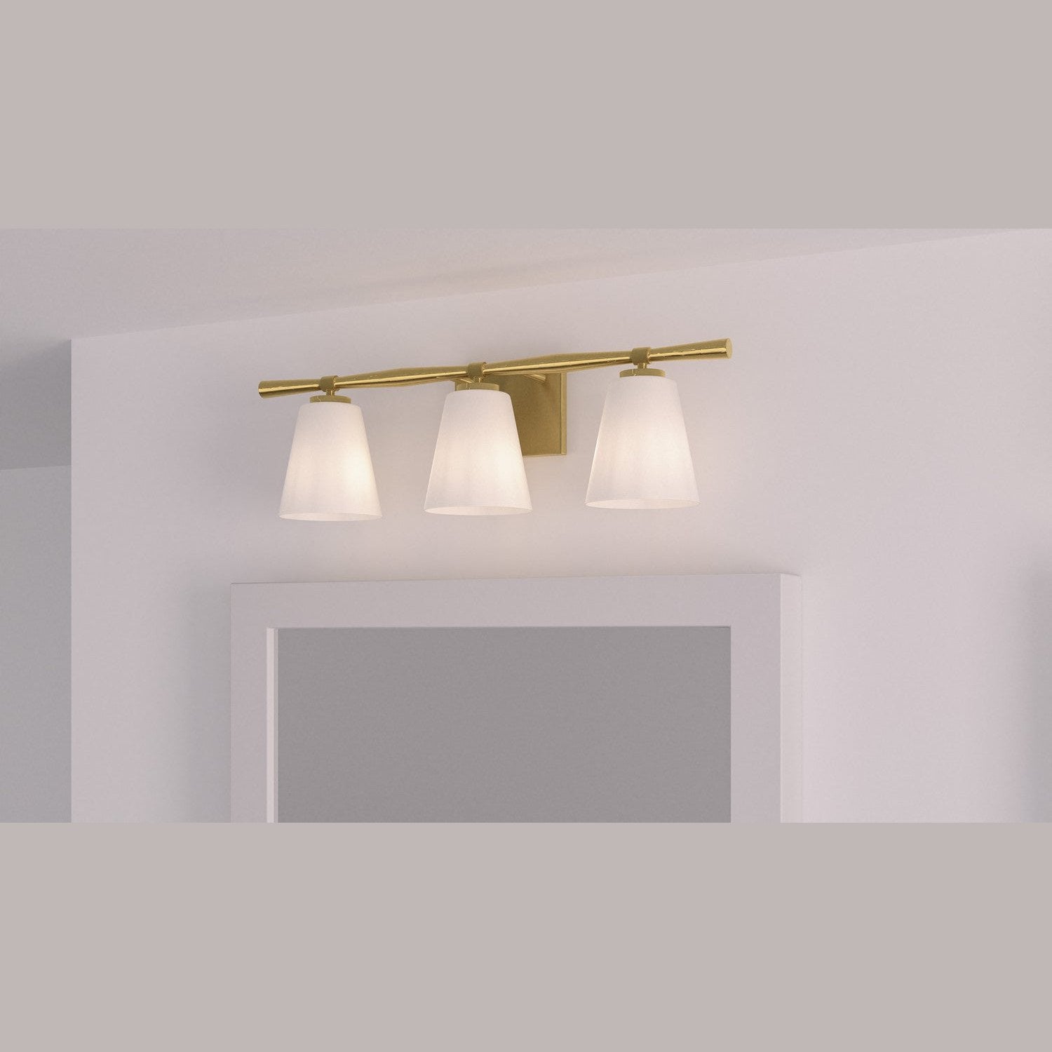 Quoizel - BID8623AB - Three Light Bath - Brindley - Aged Brass