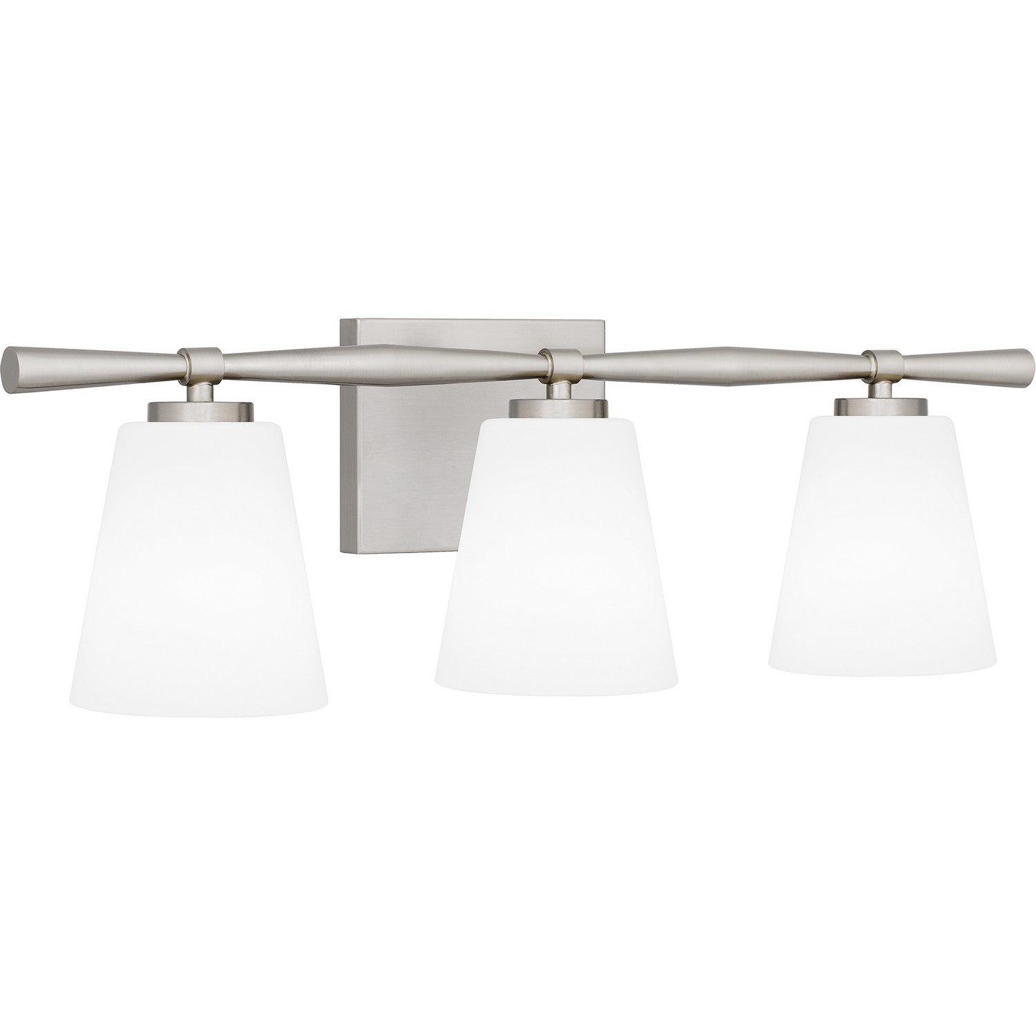 Quoizel - BID8623BN - Three Light Bath - Brindley - Brushed Nickel