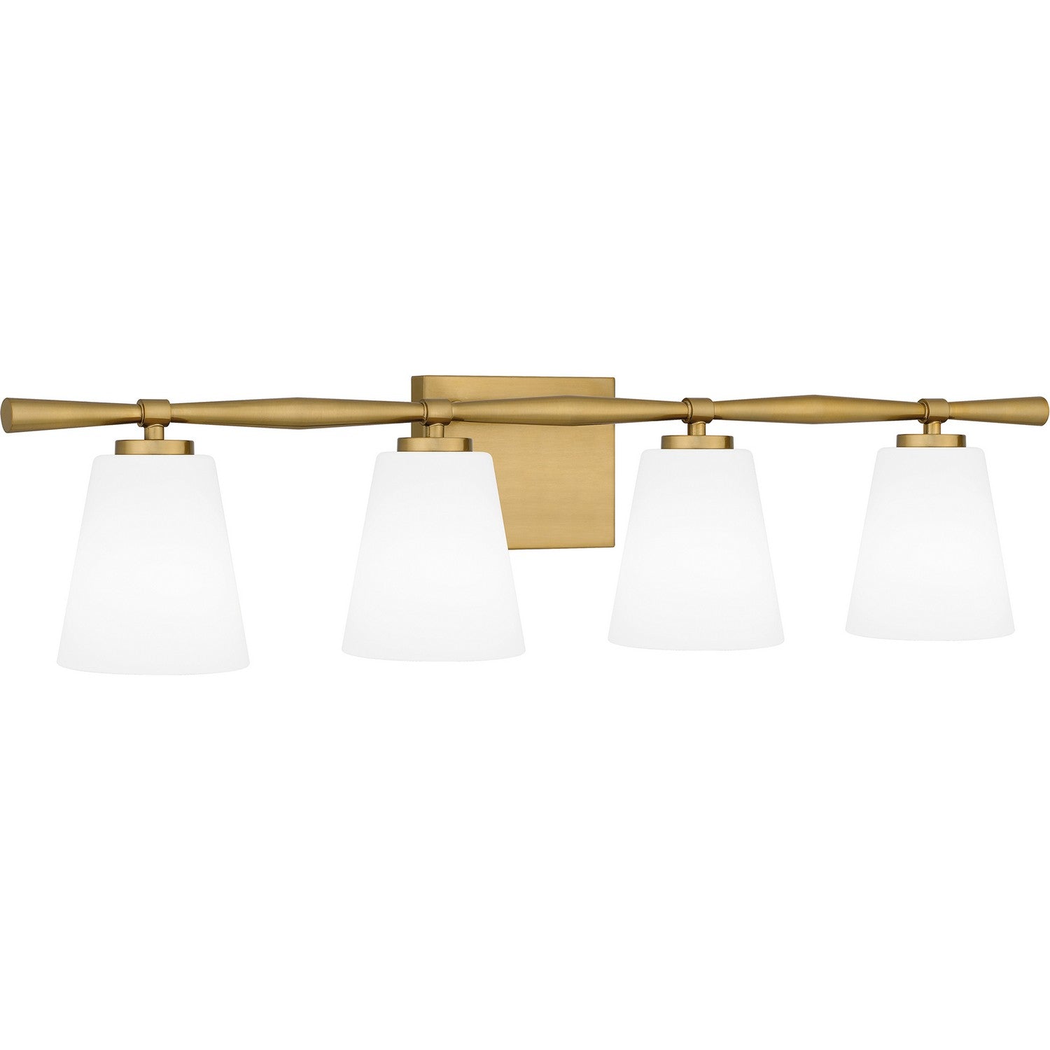 Quoizel - BID8631AB - Four Light Bath - Brindley - Aged Brass