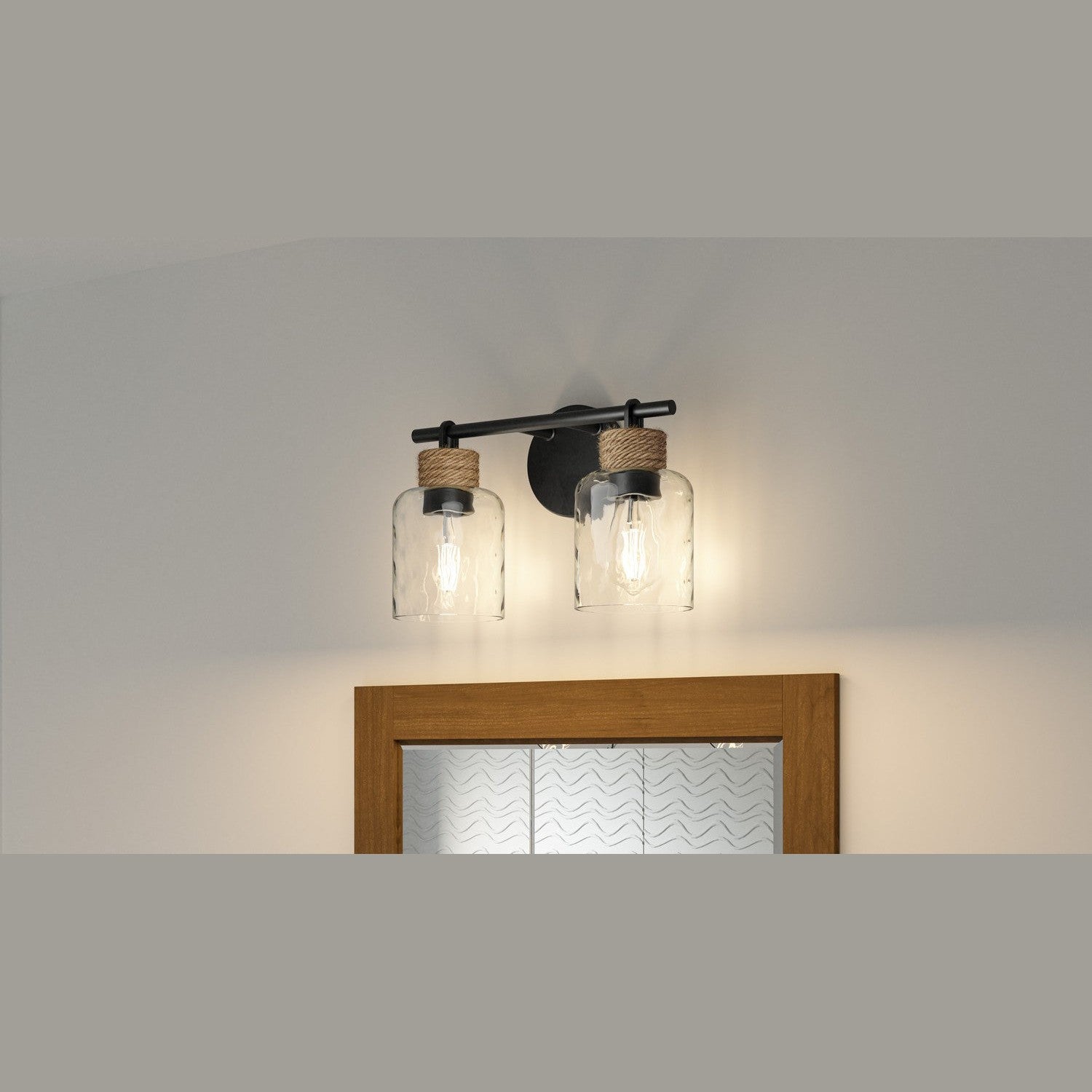 Quoizel - BTC8614MBK - Two Light Bath - Baltic - Matte Black