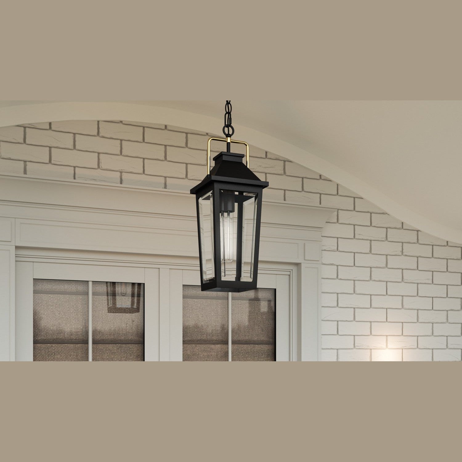 Quoizel - BUK1907MBK - One Light Outdoor Hanging Lantern - Buckley - Matte Black