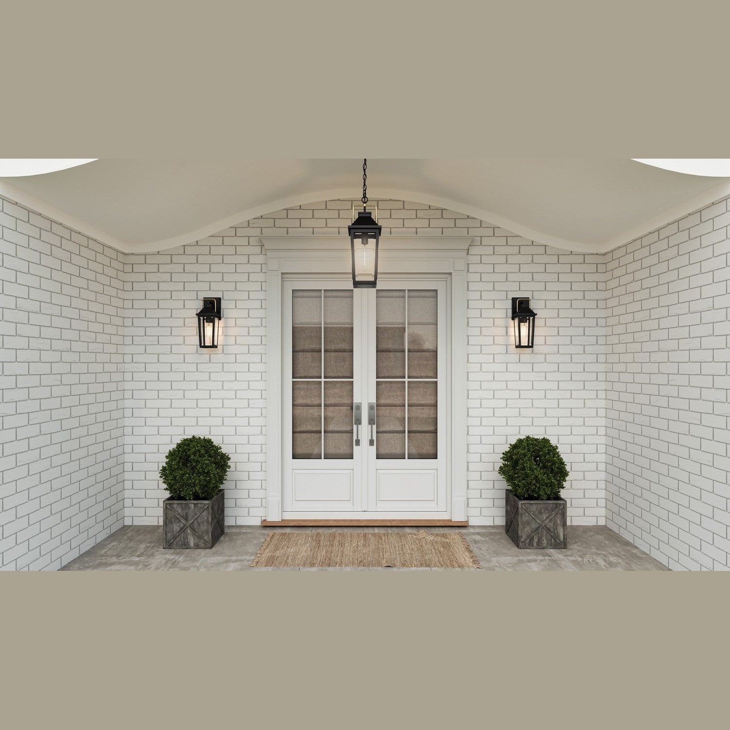 Quoizel - BUK8405MBK - One Light Outdoor Wall Mount - Buckley - Matte Black