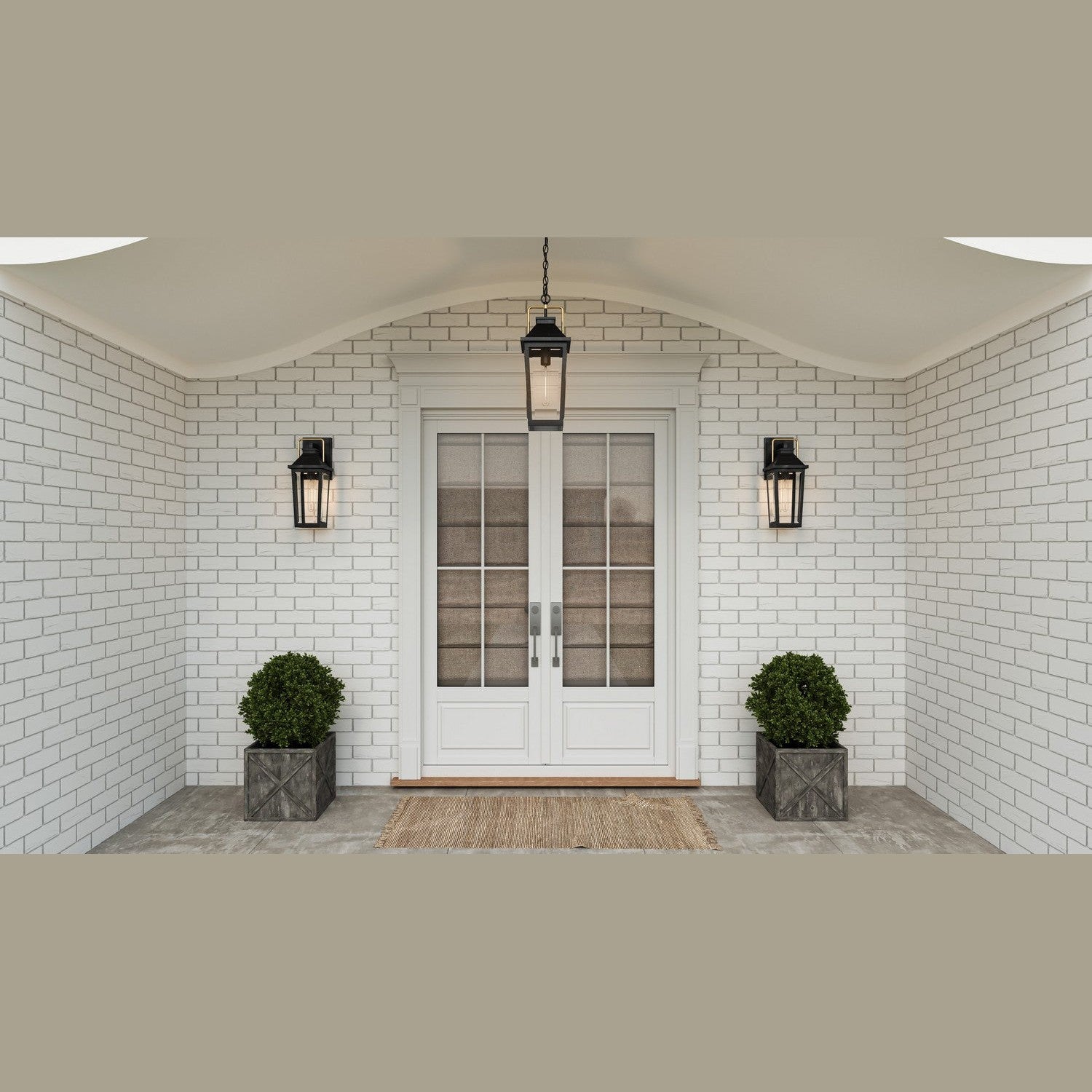 Quoizel - BUK8406MBK - One Light Outdoor Wall Mount - Buckley - Matte Black