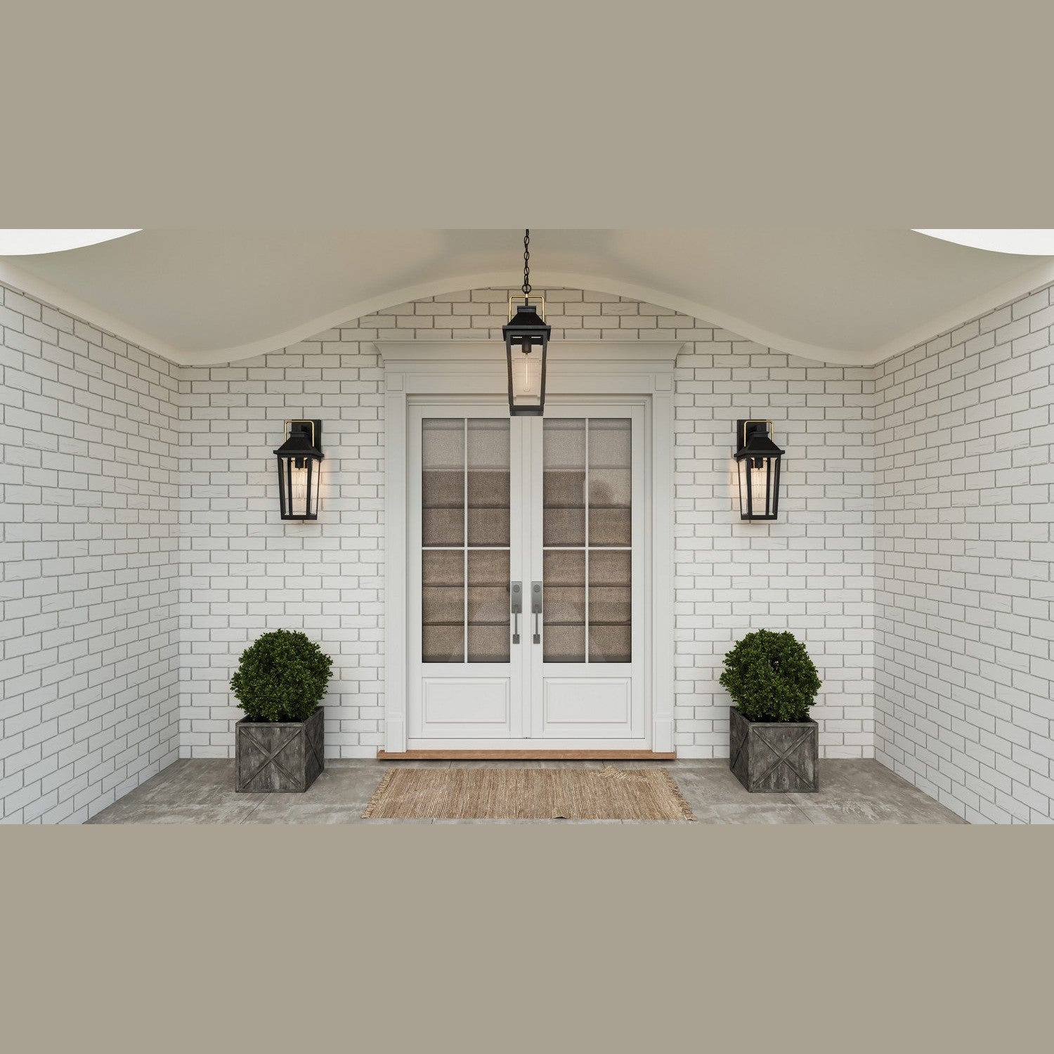 Quoizel - BUK8407MBK - One Light Outdoor Wall Mount - Buckley - Matte Black
