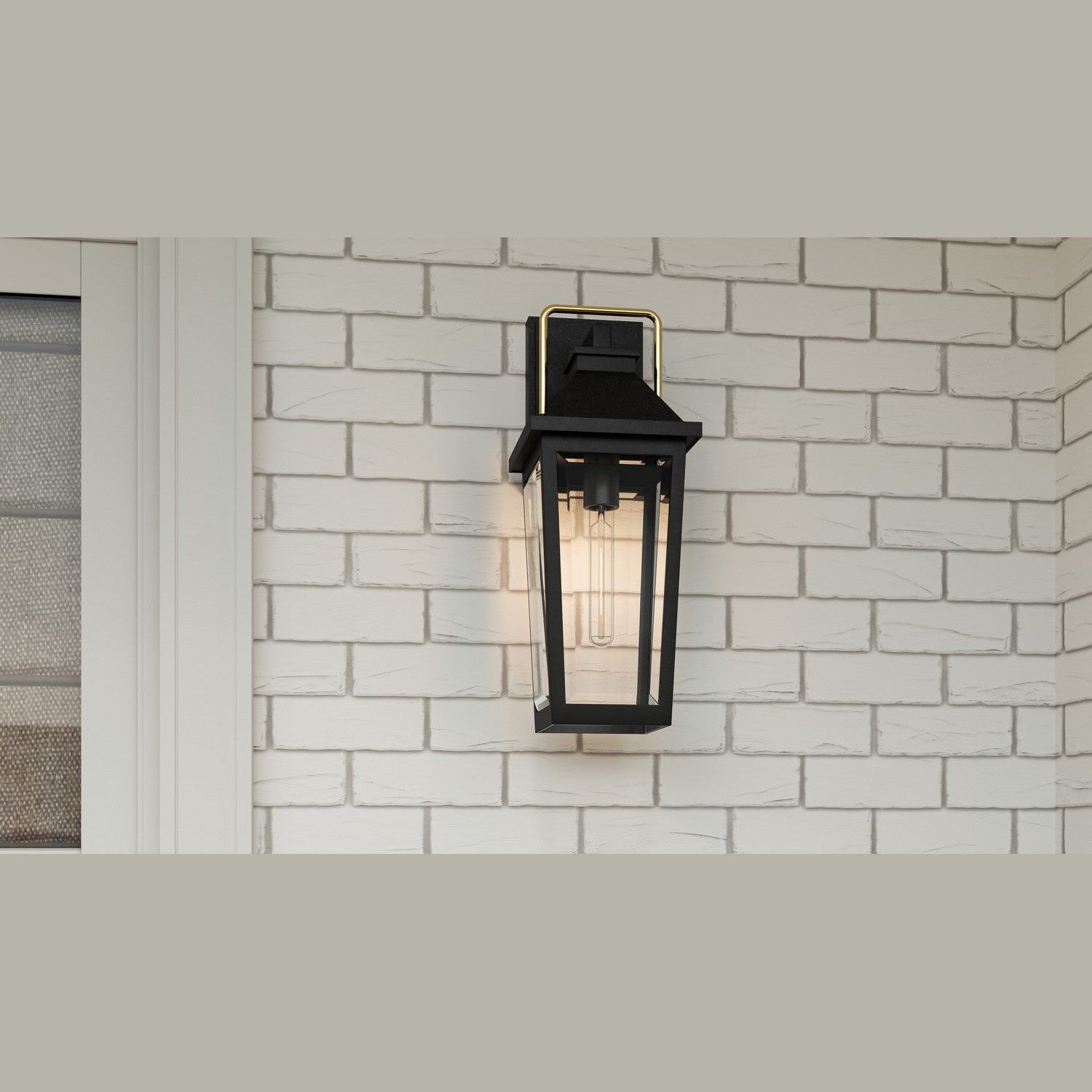 Quoizel - BUK8407MBK - One Light Outdoor Wall Mount - Buckley - Matte Black