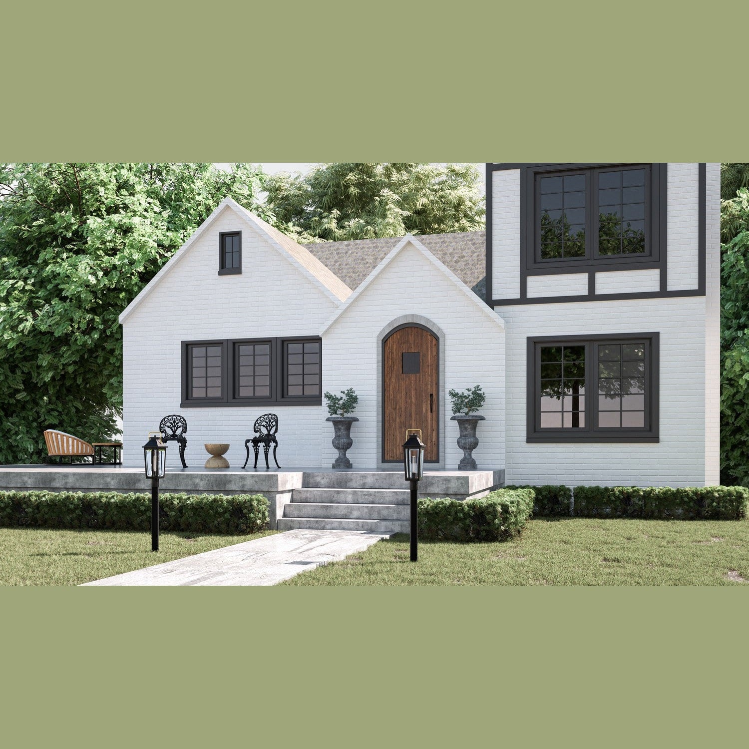 Quoizel - BUK9007MBK - One Light Outdoor Post Mount - Buckley - Matte Black