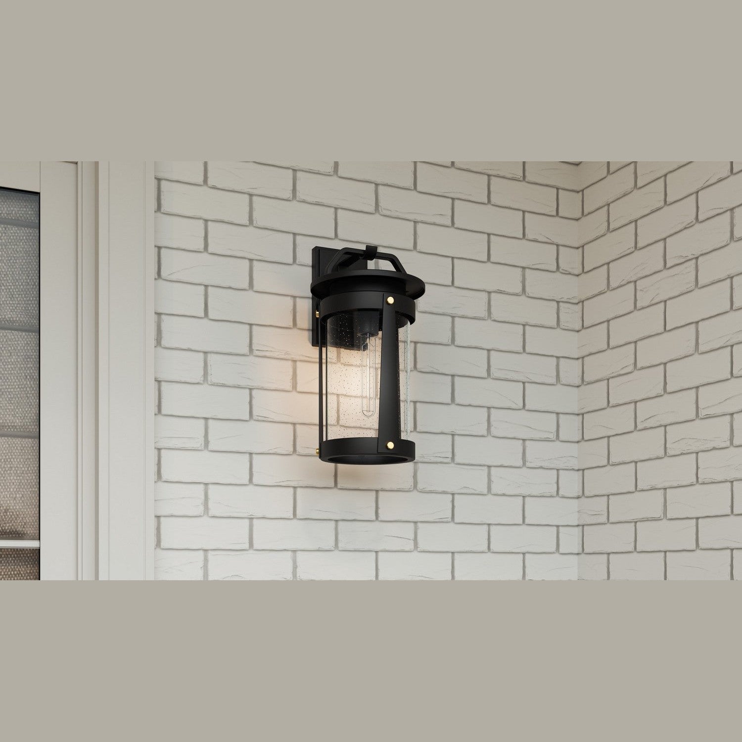 Quoizel - CLI8409EK - One Light Outdoor Wall Mount - Clifton - Earth Black