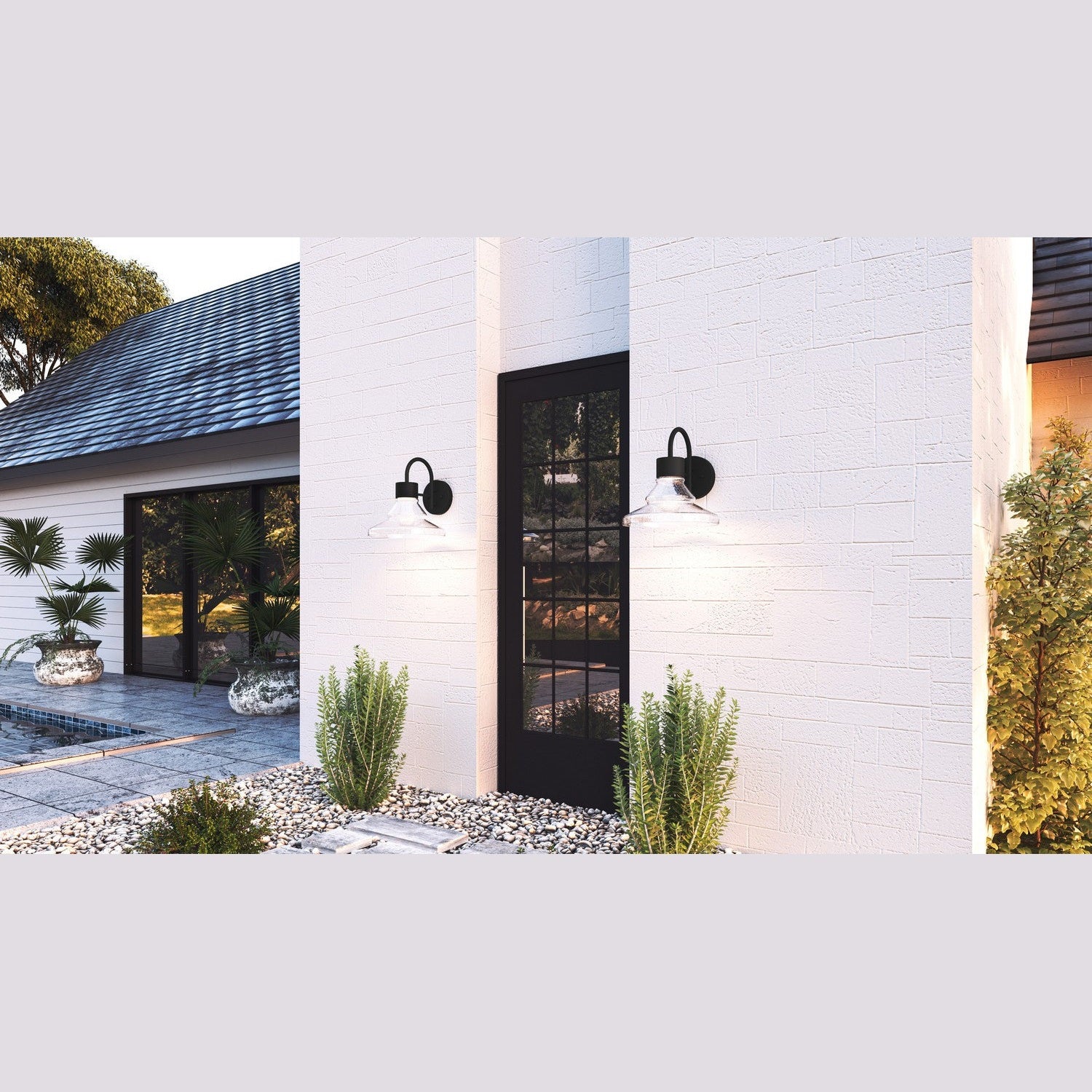 Quoizel - FLX8412MBK - LED Outdoor Lantern - Felix - Matte Black