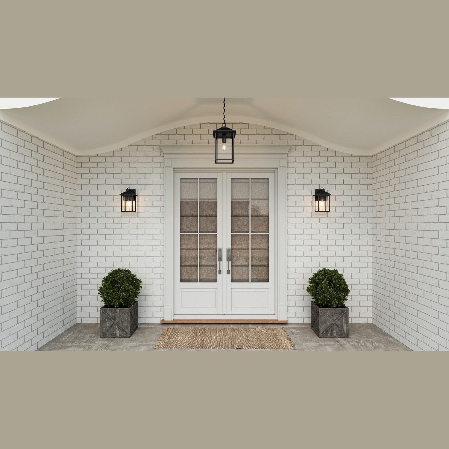 Quoizel - FTC8406EK - One Light Outdoor Wall Mount - Fletcher - Earth Black