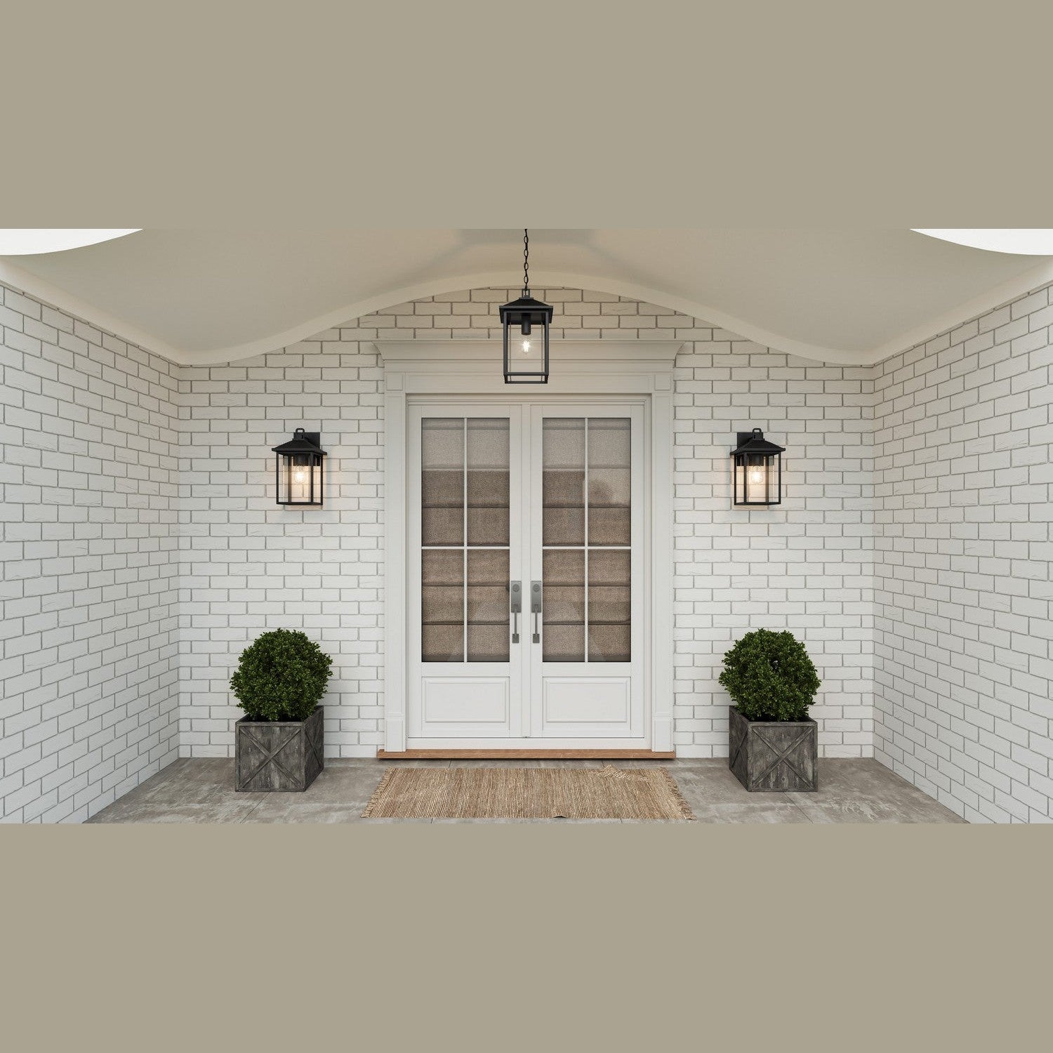 Quoizel - FTC8408EK - One Light Outdoor Wall Mount - Fletcher - Earth Black