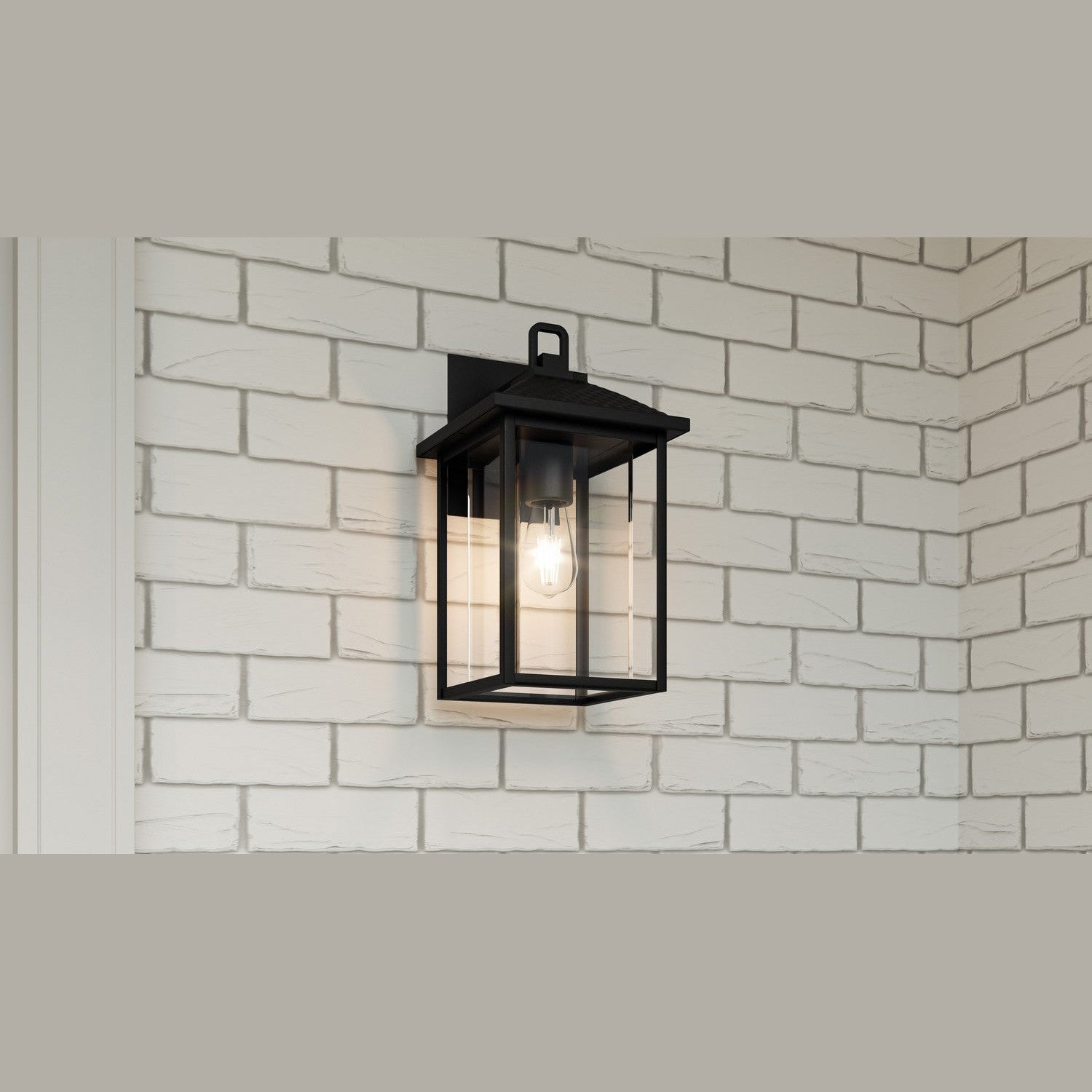 Quoizel - FTC8408EK - One Light Outdoor Wall Mount - Fletcher - Earth Black