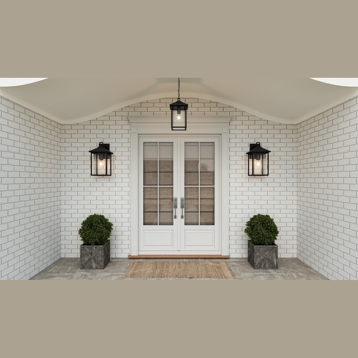 Quoizel - FTC8410EK - One Light Outdoor Wall Mount - Fletcher - Earth Black