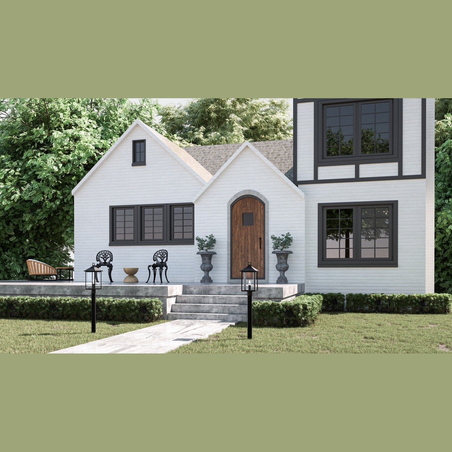 Quoizel - FTC9010EK - One Light Outdoor Post Mount - Fletcher - Earth Black
