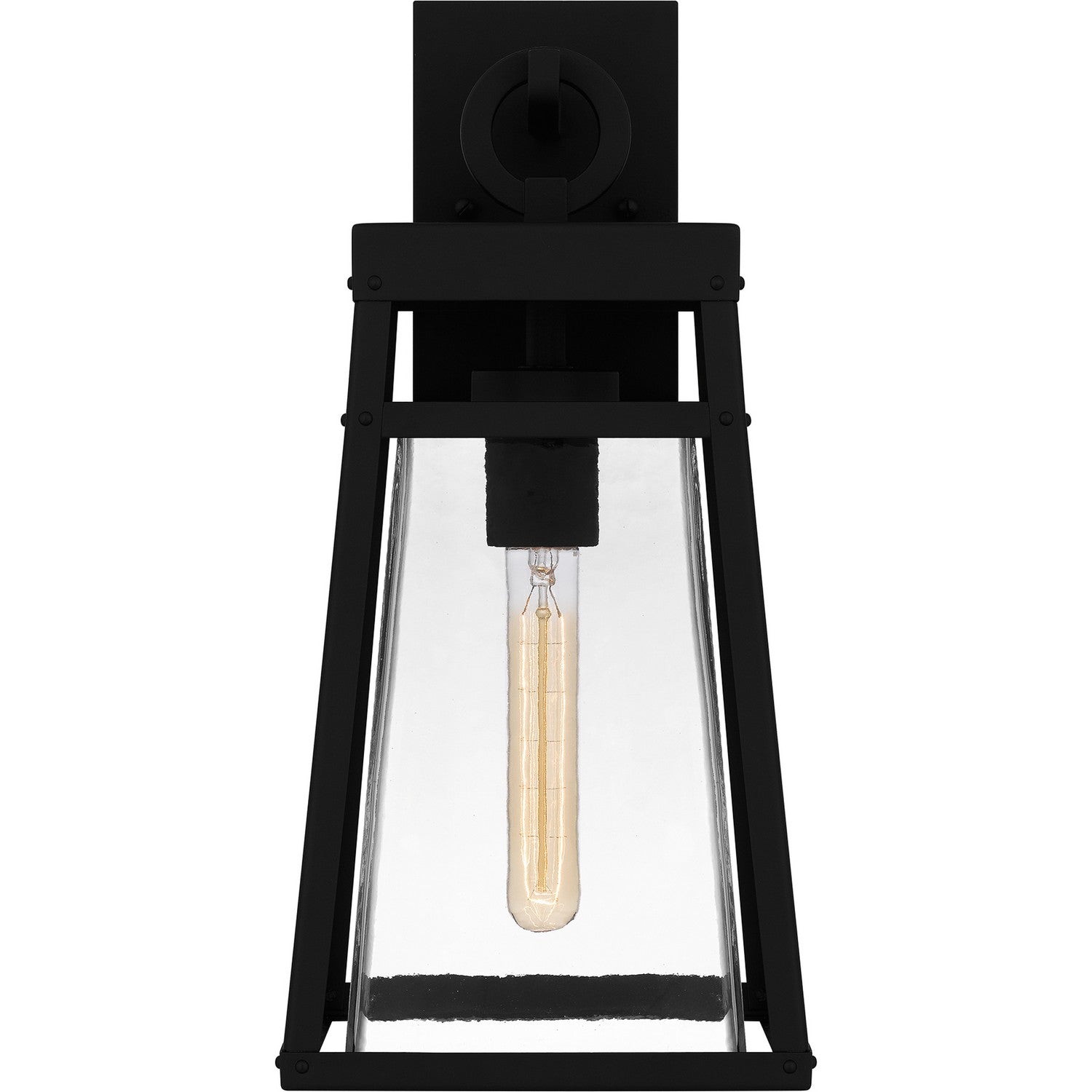 Quoizel - GFY8408MBK - One Light Outdoor Wall Mount - Godfrey - Matte Black