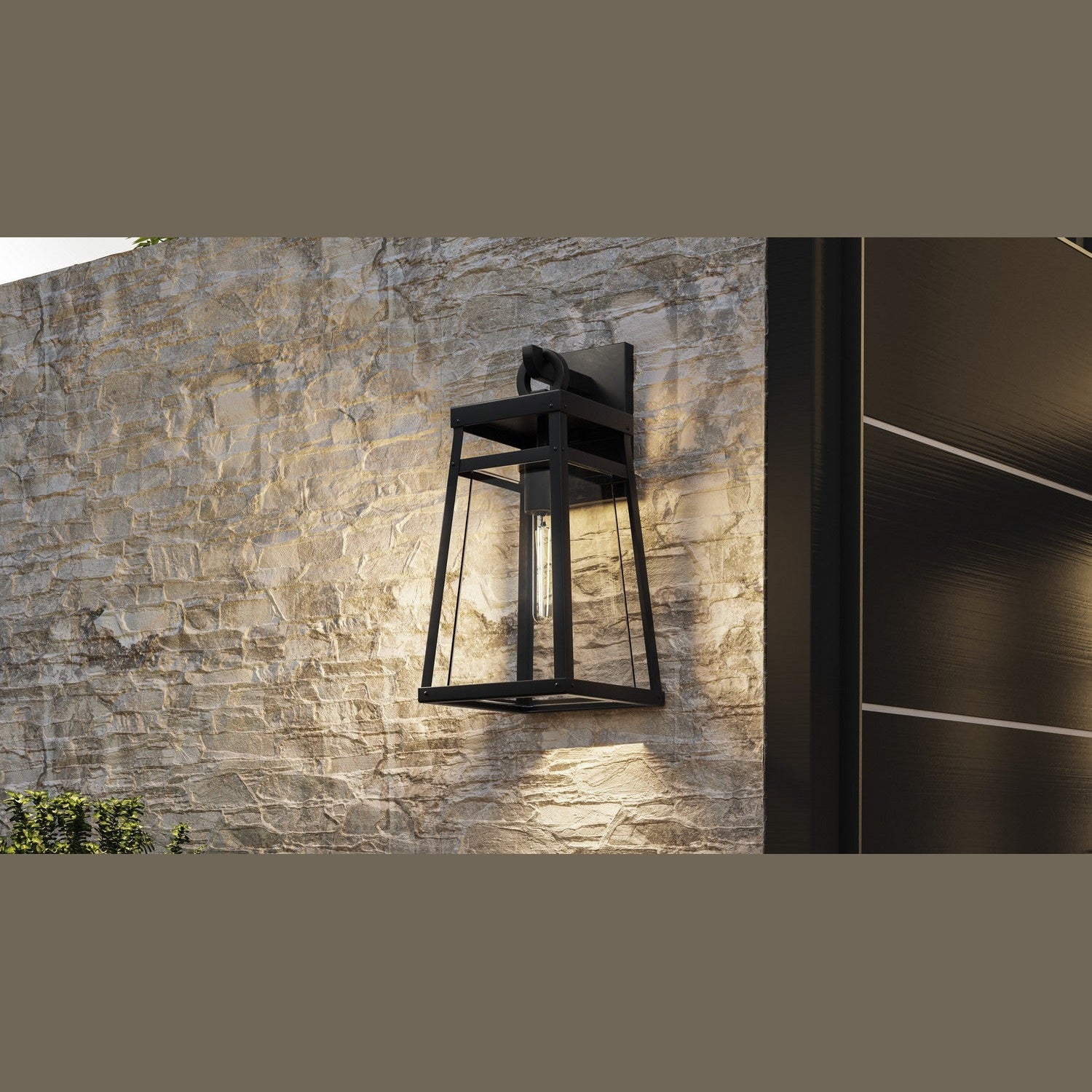 Quoizel - GFY8409MBK - One Light Outdoor Wall Mount - Godfrey - Matte Black