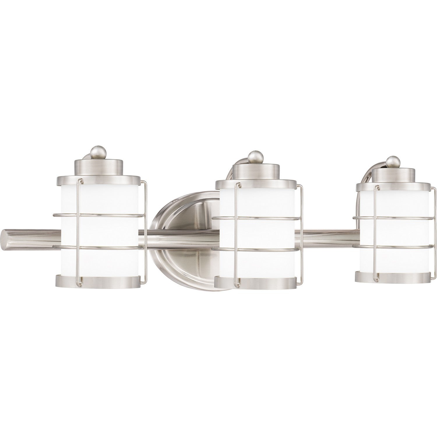 Quoizel - HZT8623BN - Three Light Bath - Hazlett - Brushed Nickel