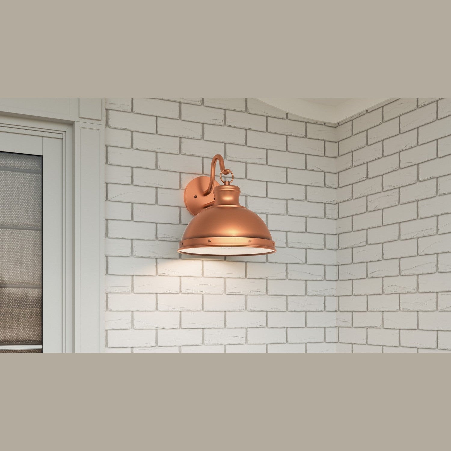 Quoizel - JAM8414AC - One Light Outdoor Wall Mount - Jameson - Aged Copper