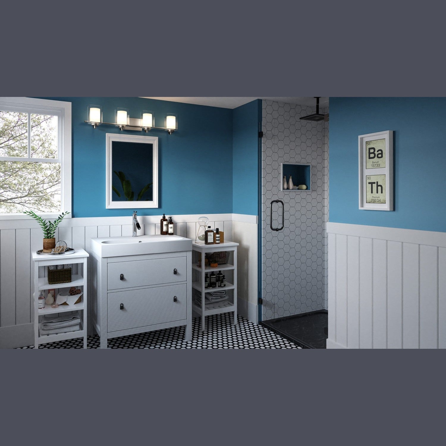 Quoizel - KLT8904BN - Four Light Bath - Kolt - Brushed Nickel