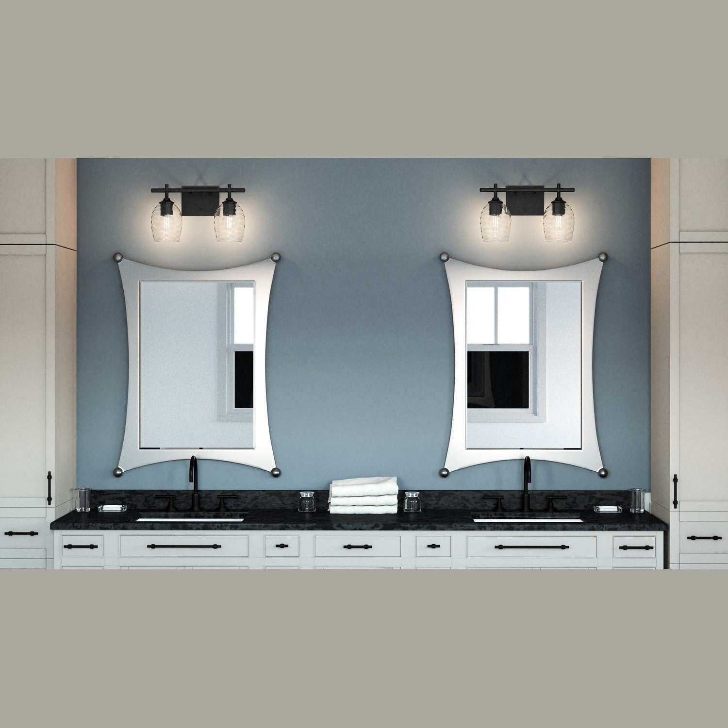 Quoizel - LCY8615MBK - Two Light Bath - Lucy - Matte Black
