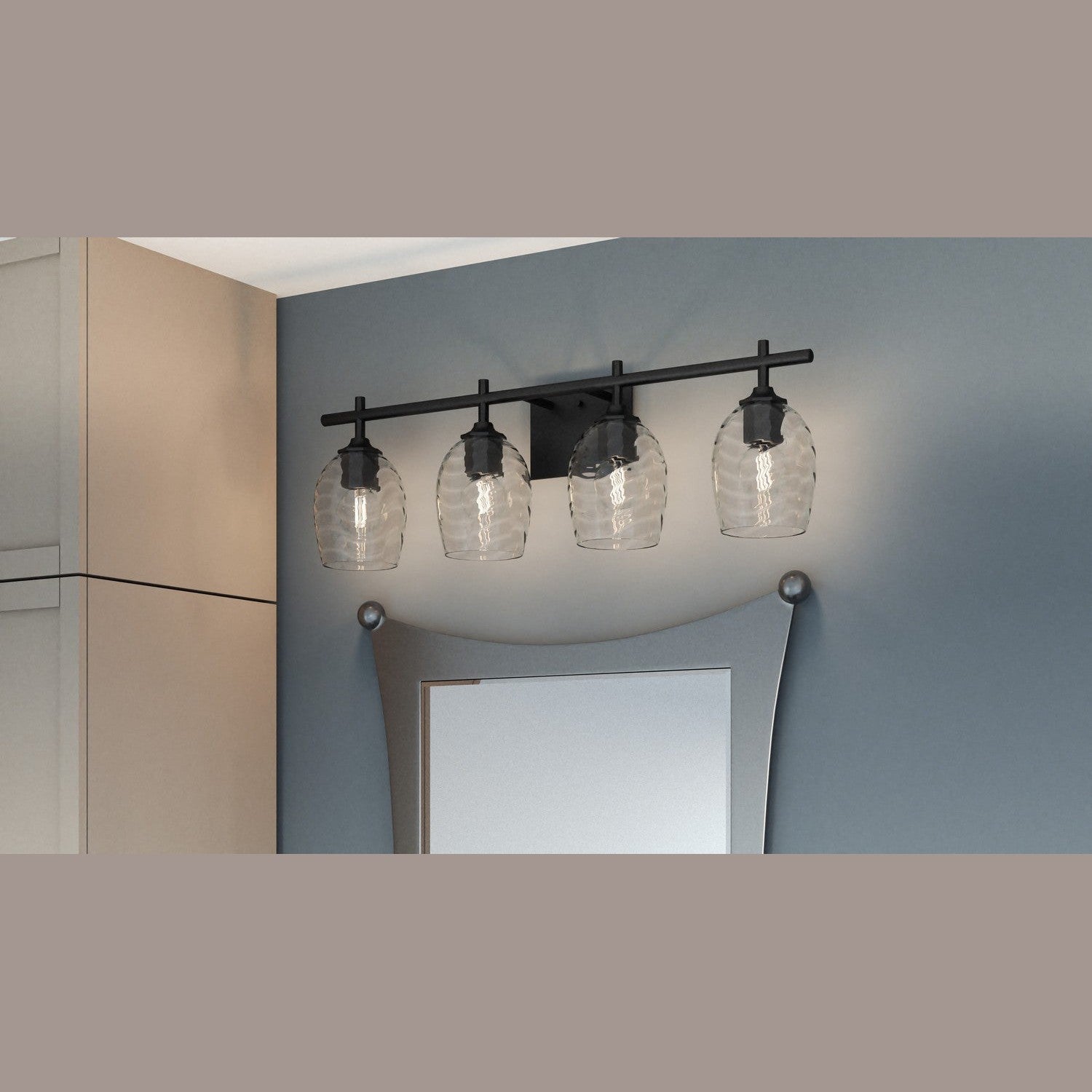 Quoizel - LCY8629MBK - Four Light Bath - Lucy - Matte Black