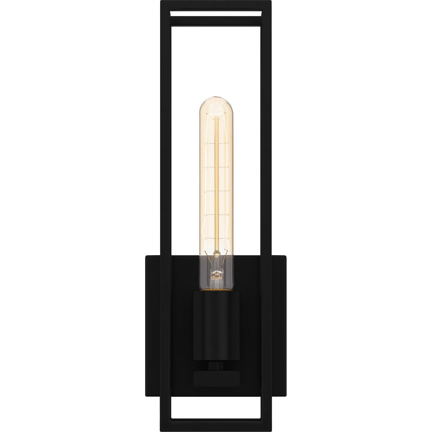 Quoizel - LGN8605MBK - One Light Wall Sconce - Leighton - Matte Black