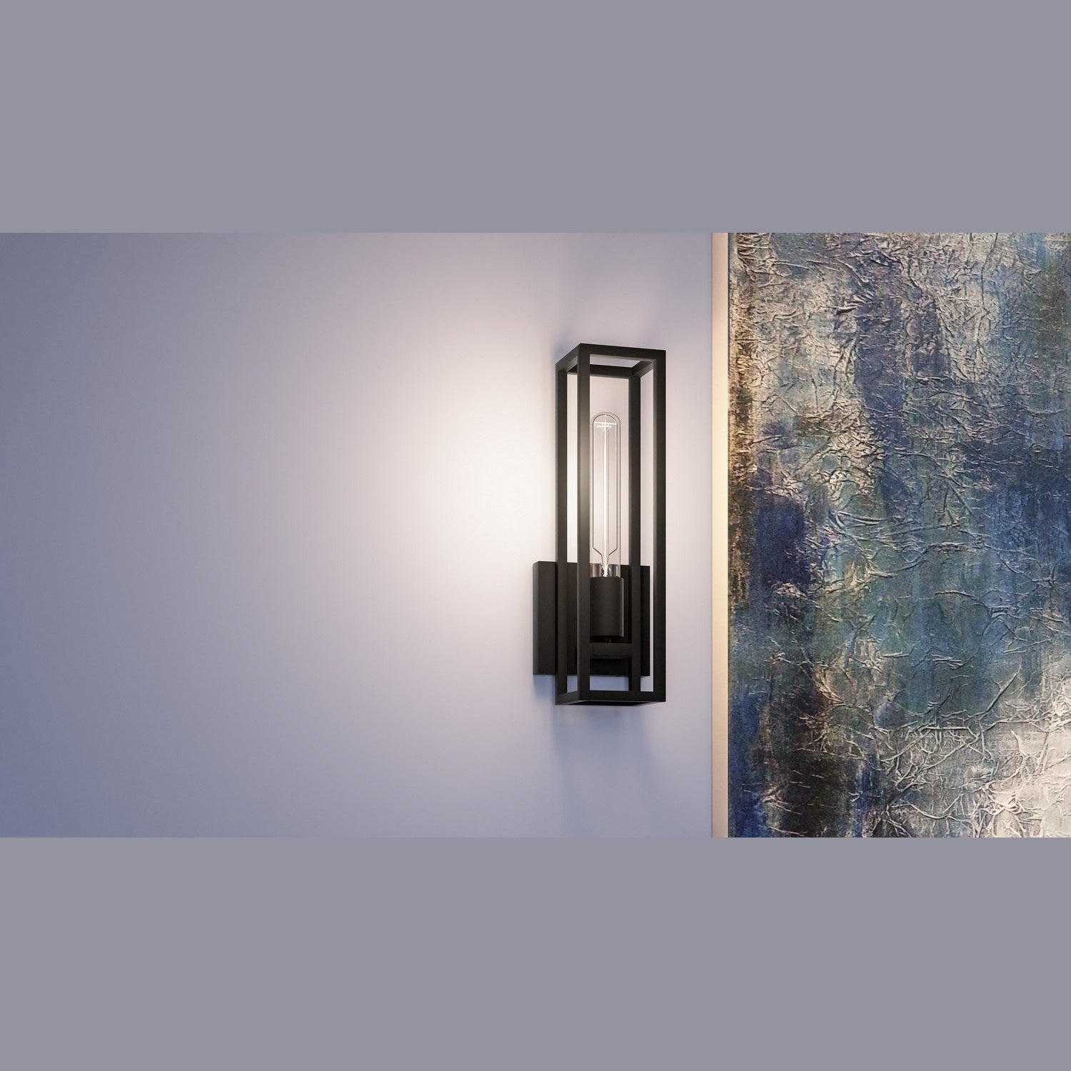 Quoizel - LGN8605MBK - One Light Wall Sconce - Leighton - Matte Black