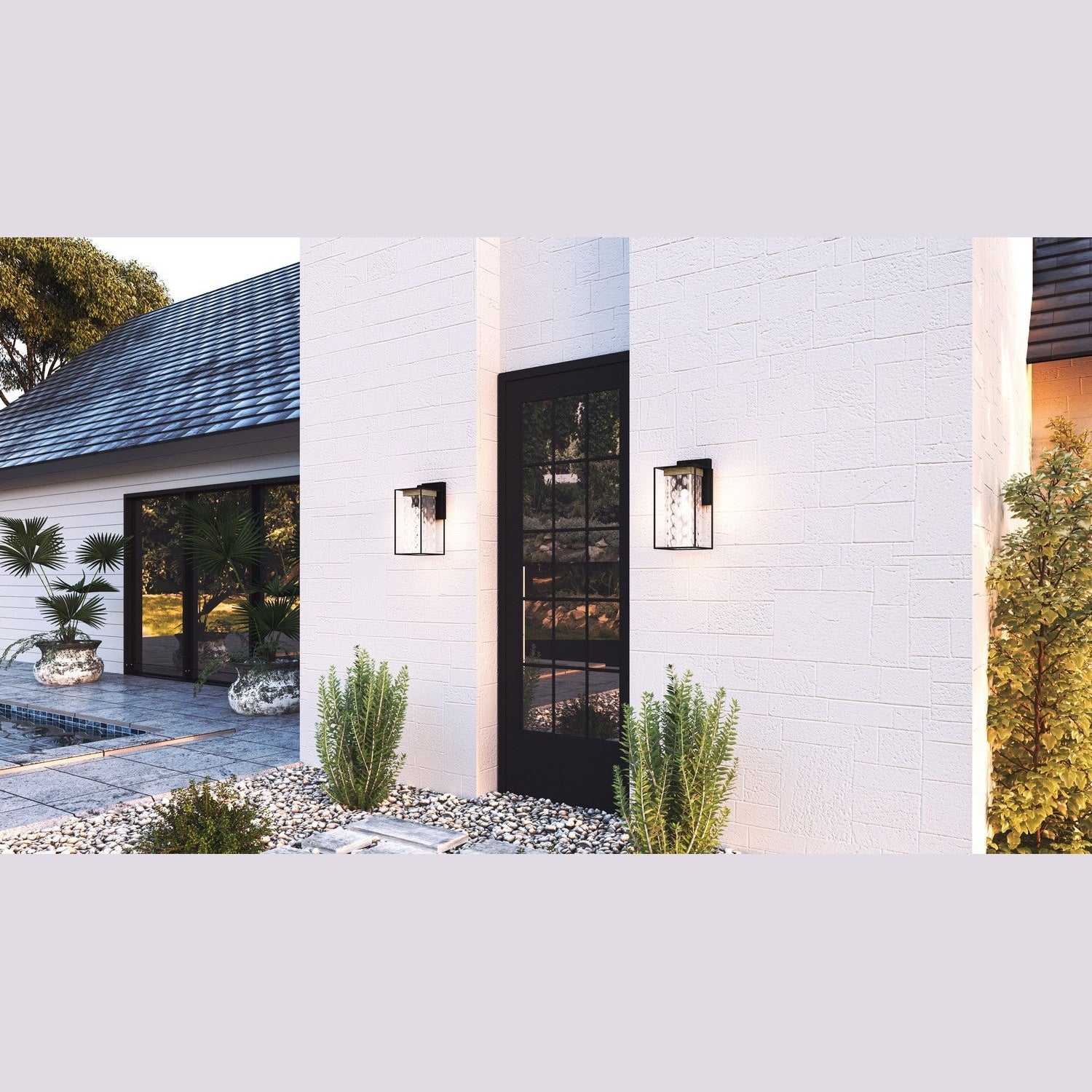 Quoizel - LWD8405MBK - One Light Outdoor Wall Mount - Longwood - Matte Black