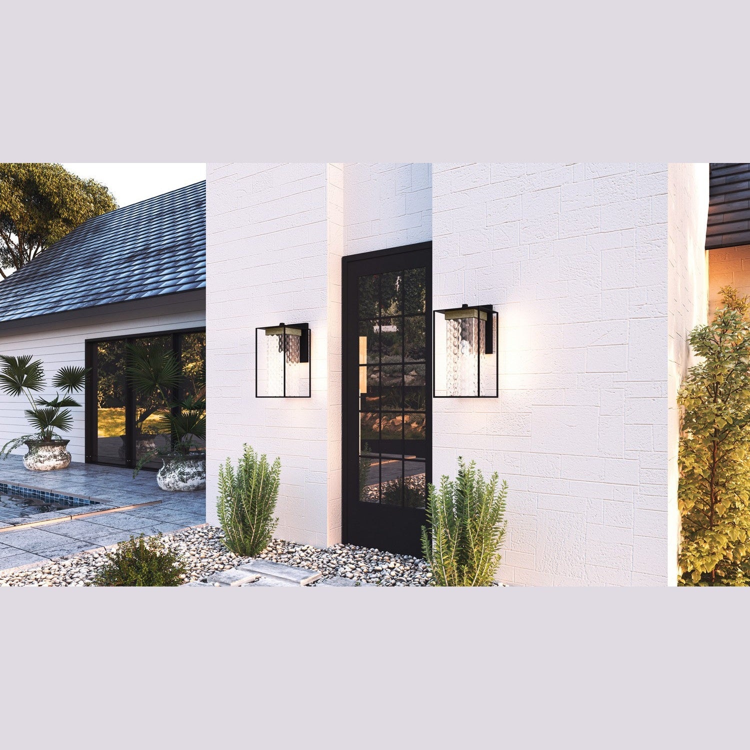 Quoizel - LWD8408MBK - One Light Outdoor Wall Mount - Longwood - Matte Black