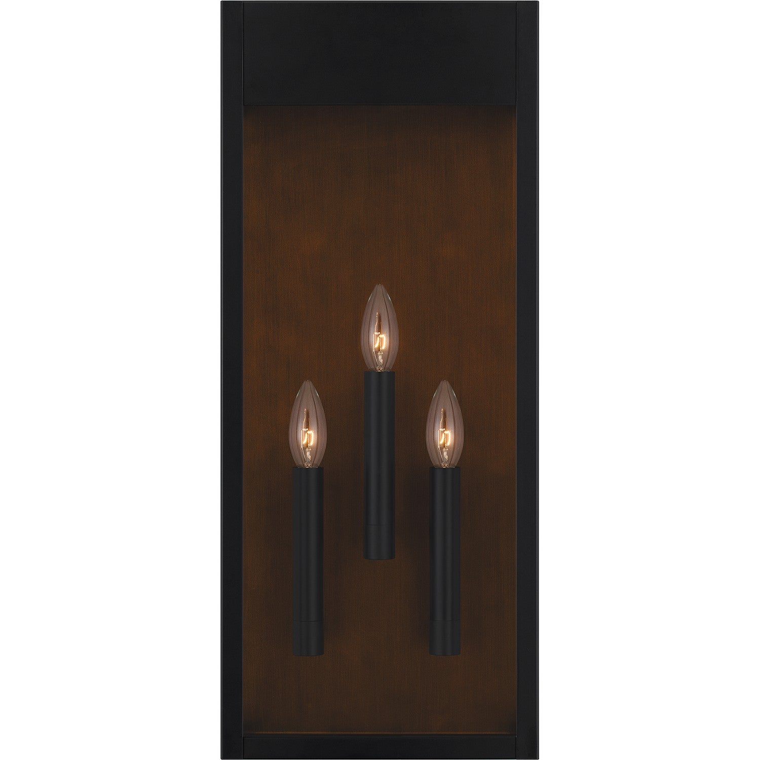 Quoizel - MAE8410MBK - Three Light Outdoor Wall Mount - Maren - Matte Black