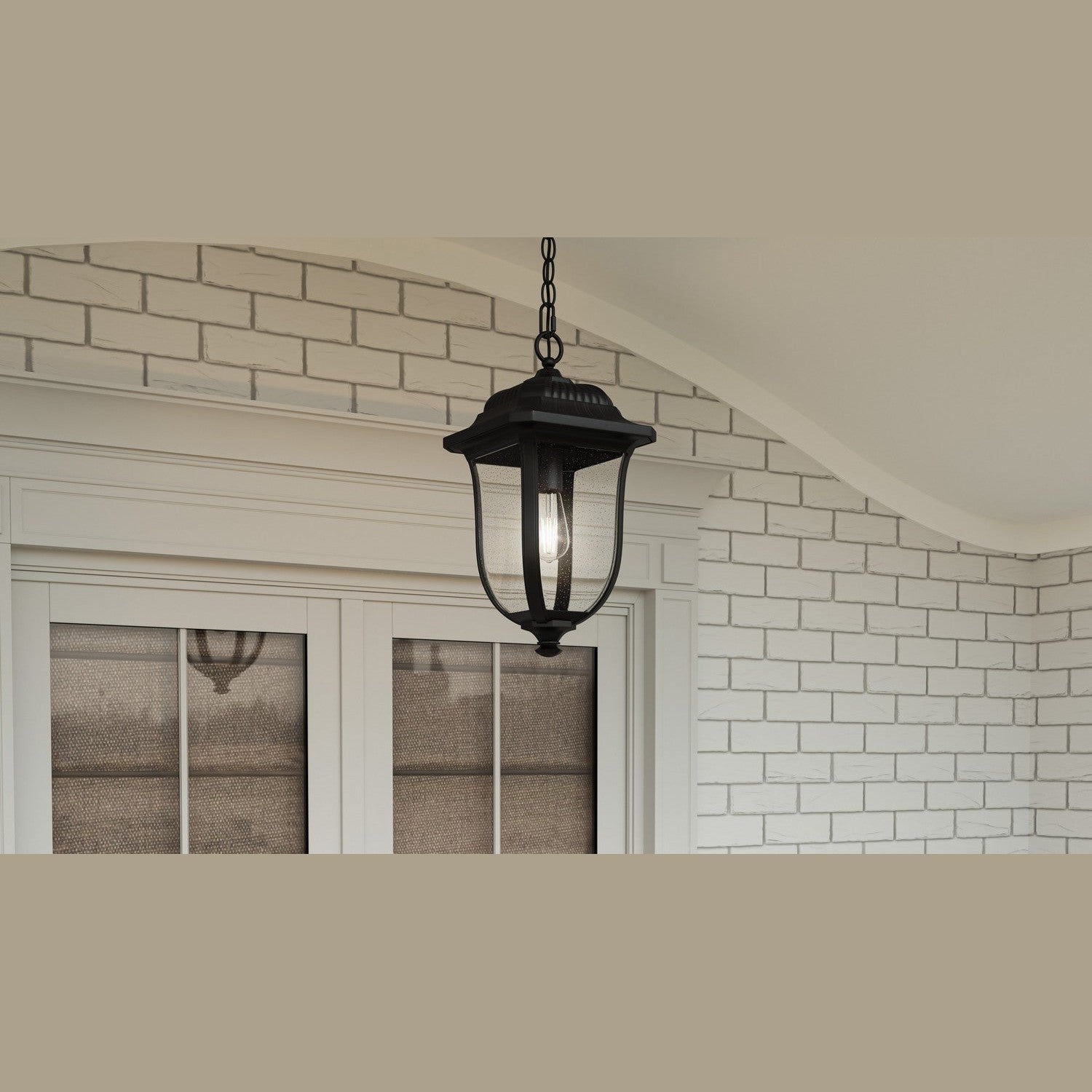 Quoizel - MUL1909MBK - One Light Outdoor Hanging Lantern - Mulberry - Matte Black