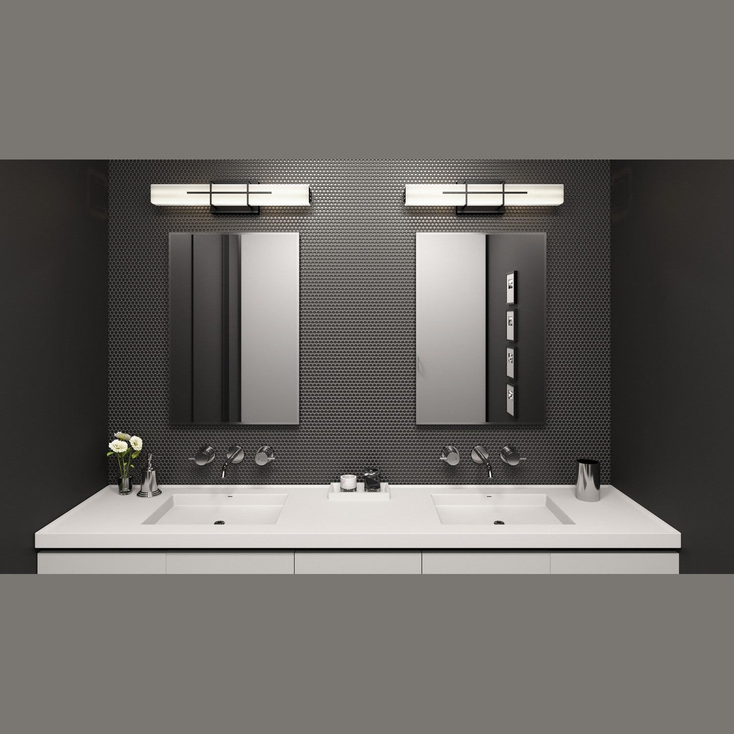 Quoizel - PCGI8523MBK - LED Bath - Gemini - Matte Black