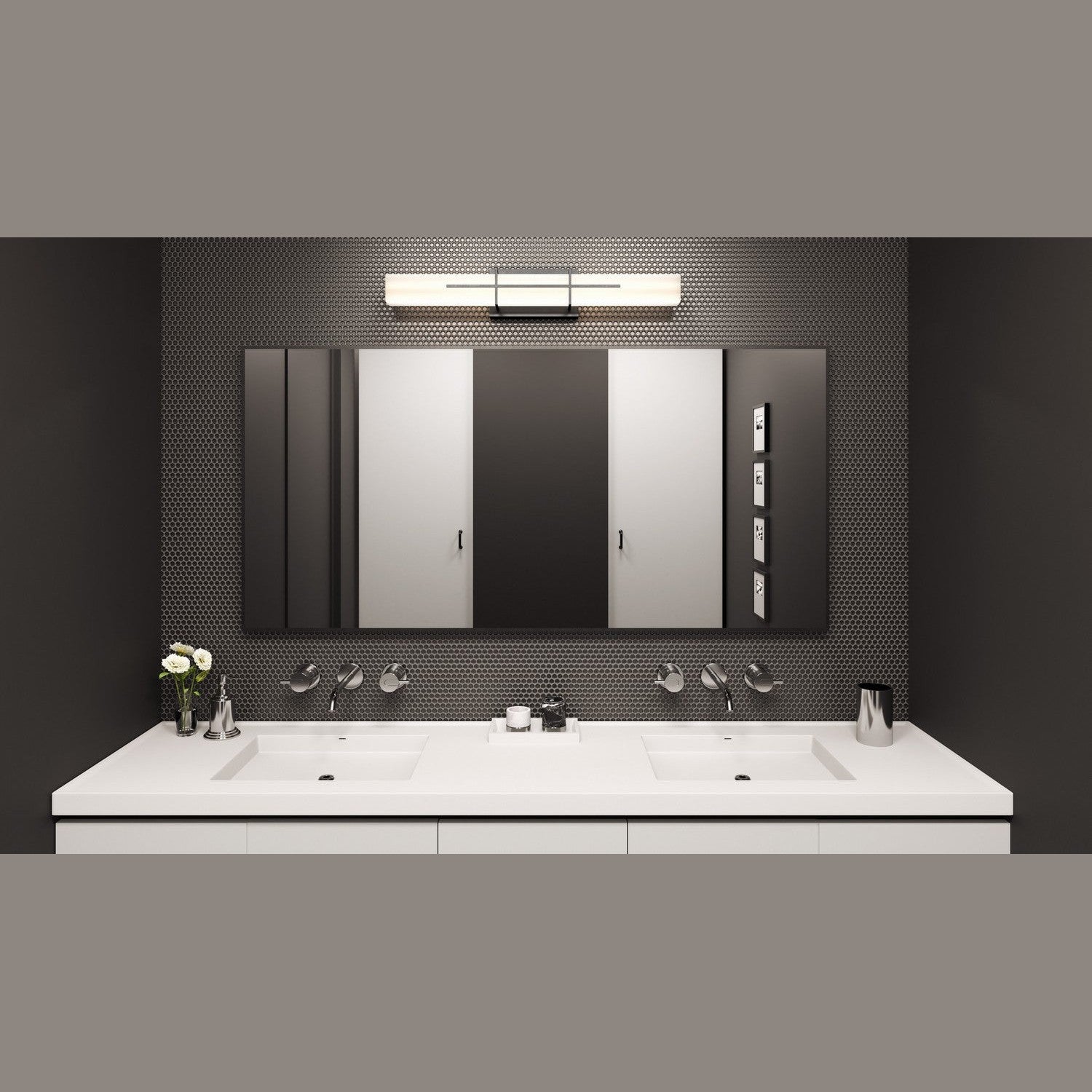 Quoizel - PCGI8528MBK - LED Bath - Gemini - Matte Black
