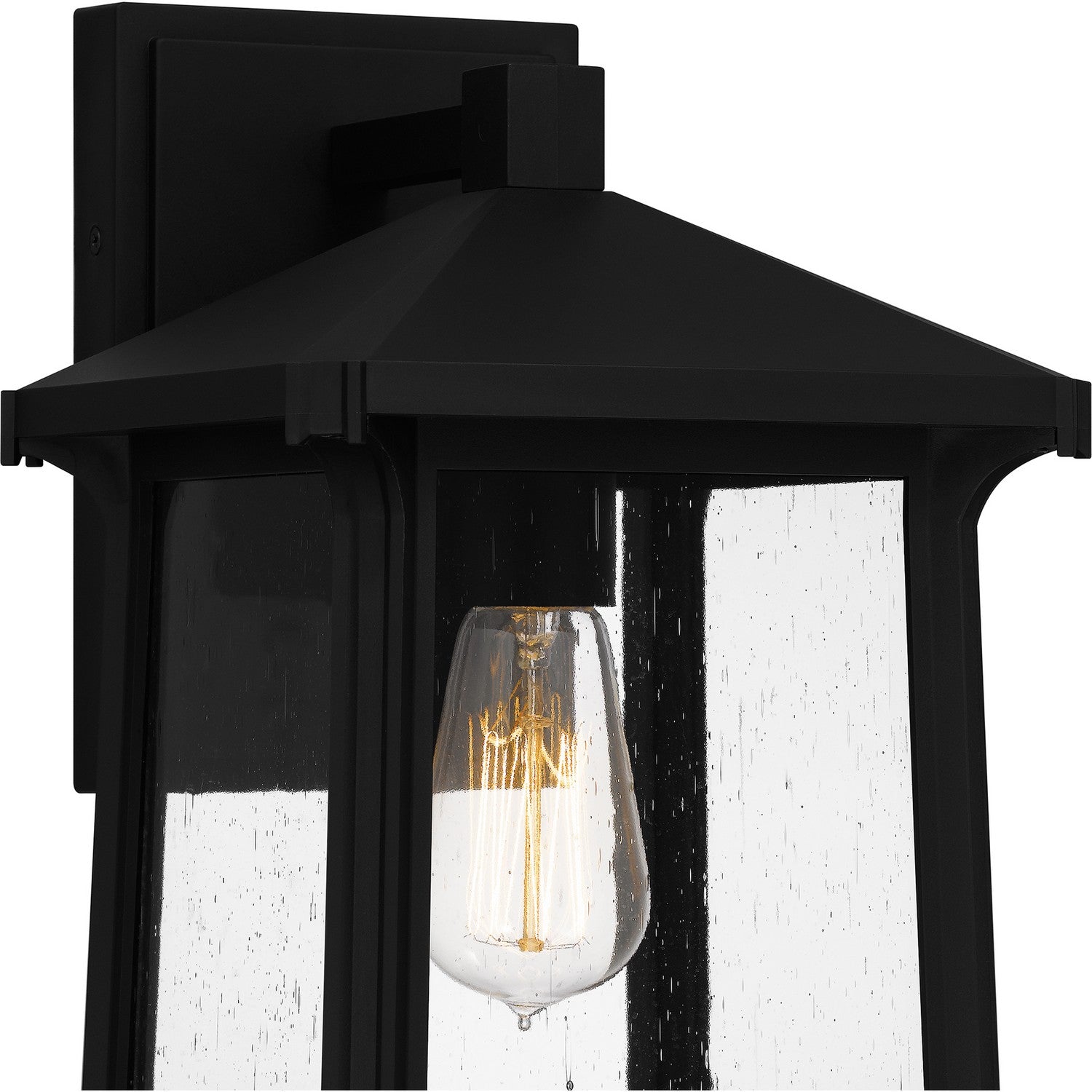 Quoizel - SAT8409MBK - One Light Outdoor Wall Mount - Satterfield - Matte Black