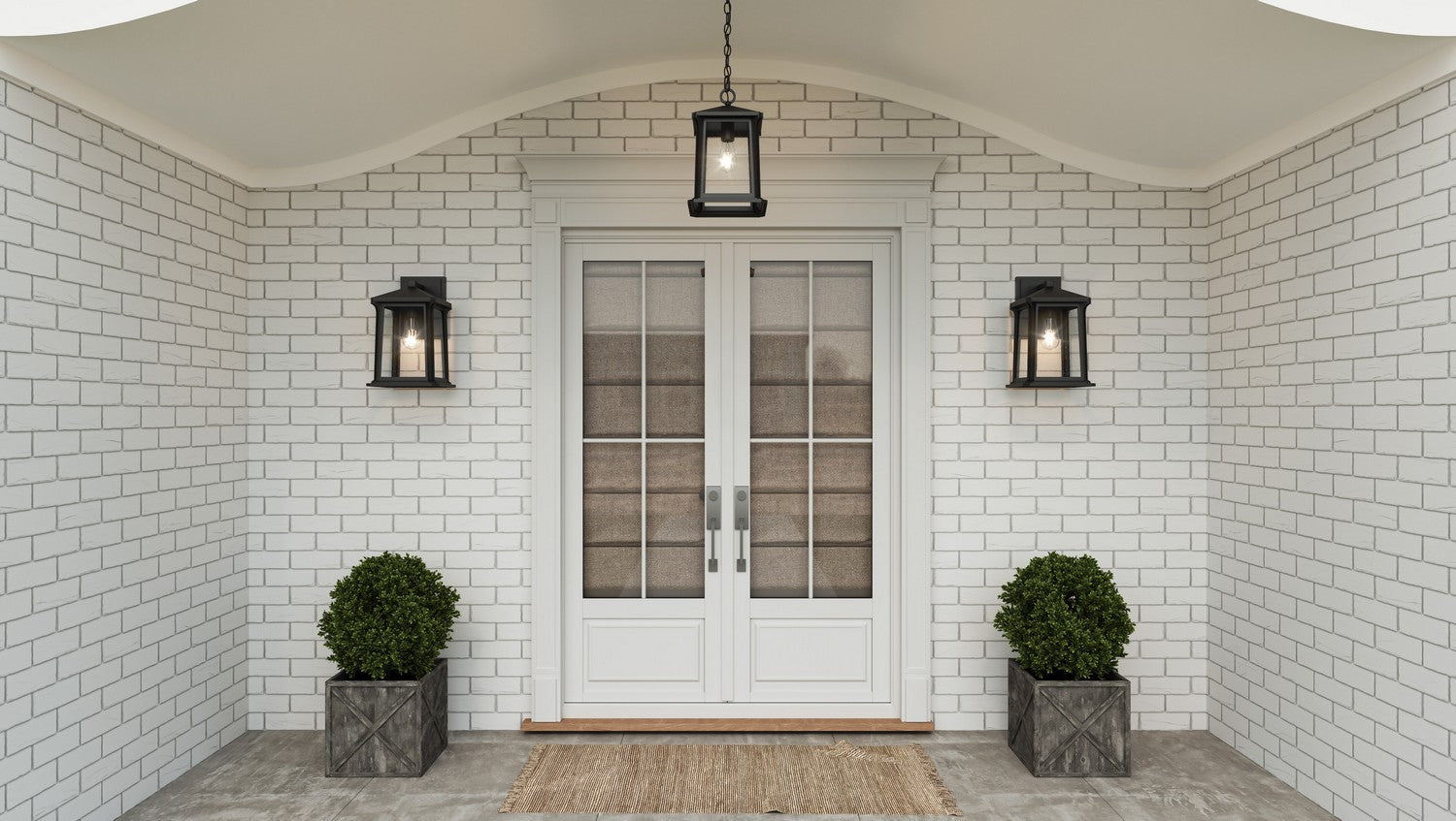 Quoizel - SAT8409MBK - One Light Outdoor Wall Mount - Satterfield - Matte Black