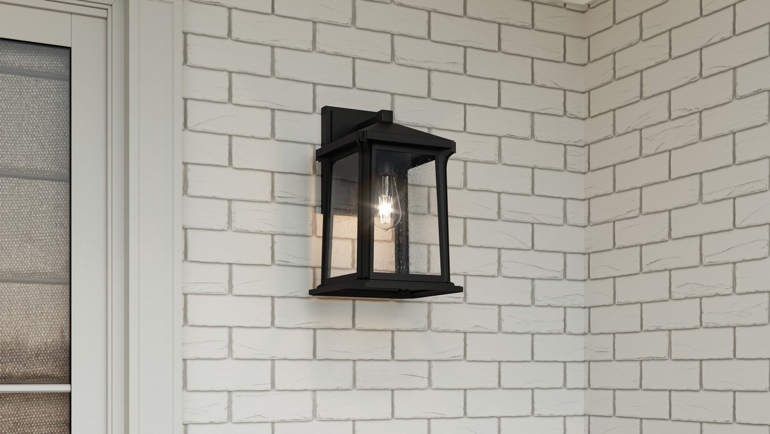 Quoizel - SAT8409MBK - One Light Outdoor Wall Mount - Satterfield - Matte Black