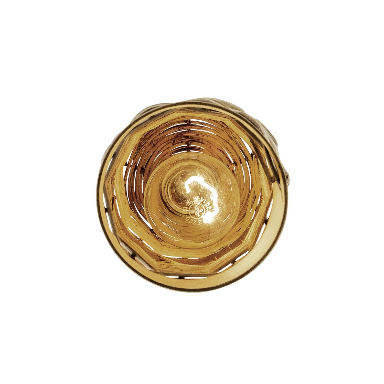 Varaluz - 240M01BTR - One Light Mini Pendant - Flow - Baguette/Natural Rattan