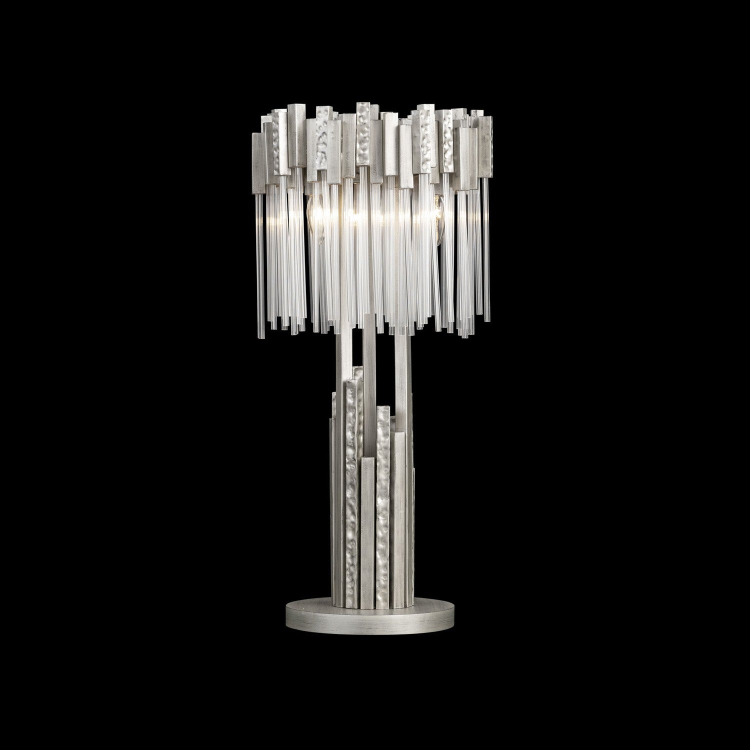 Varaluz - 309T03RN - Three Light Table Lamp - Matrix - Rainy Night