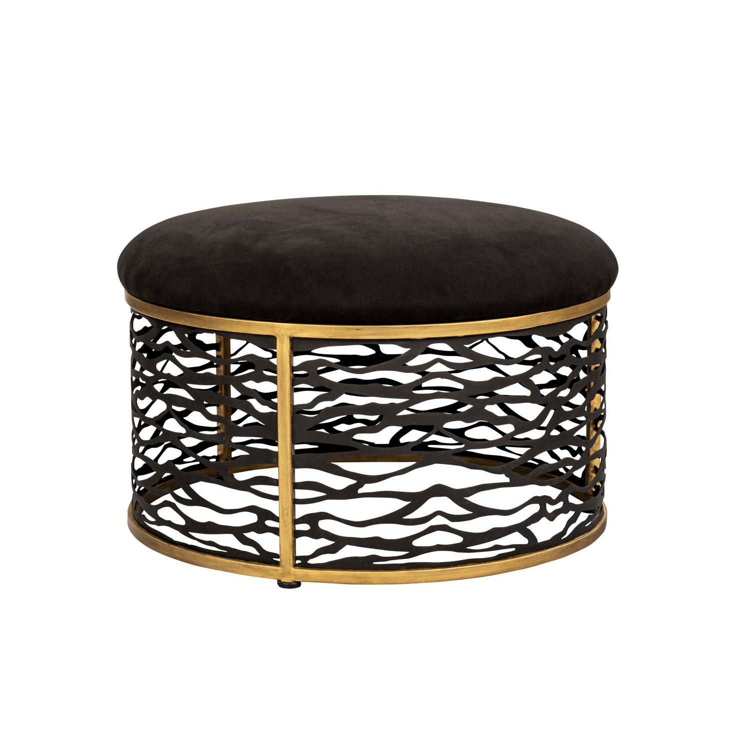 Varaluz - 348TC32NHGCB - Coffee Table and Ottoman - Kato - Havana Gold/Carbon